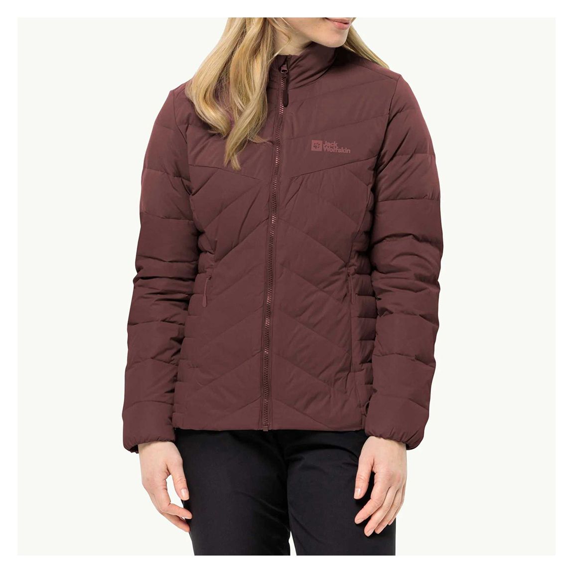 Maroon Tundra Down Jacket main product photo
