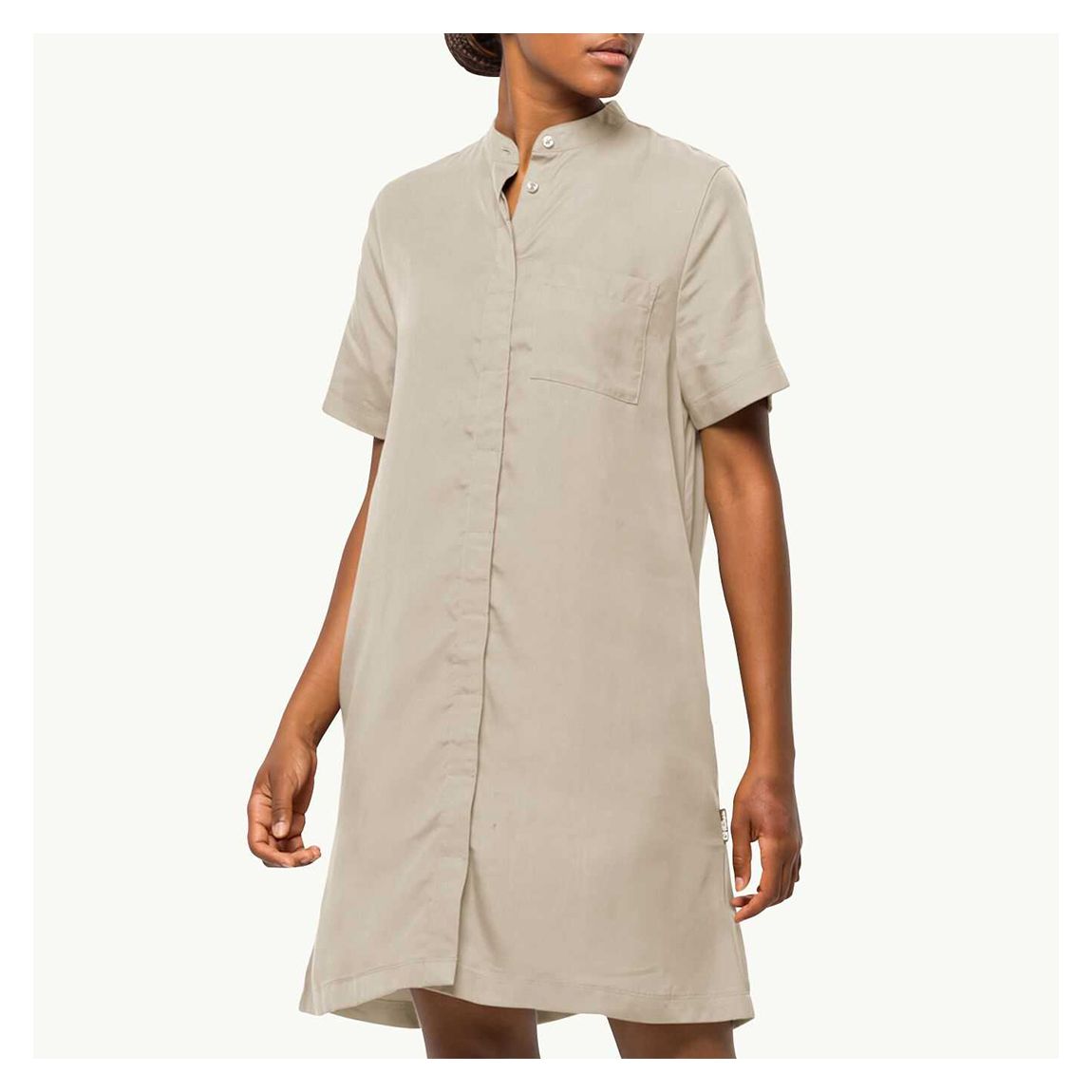 Stone Summer Mandarin Collar Dress main product photo