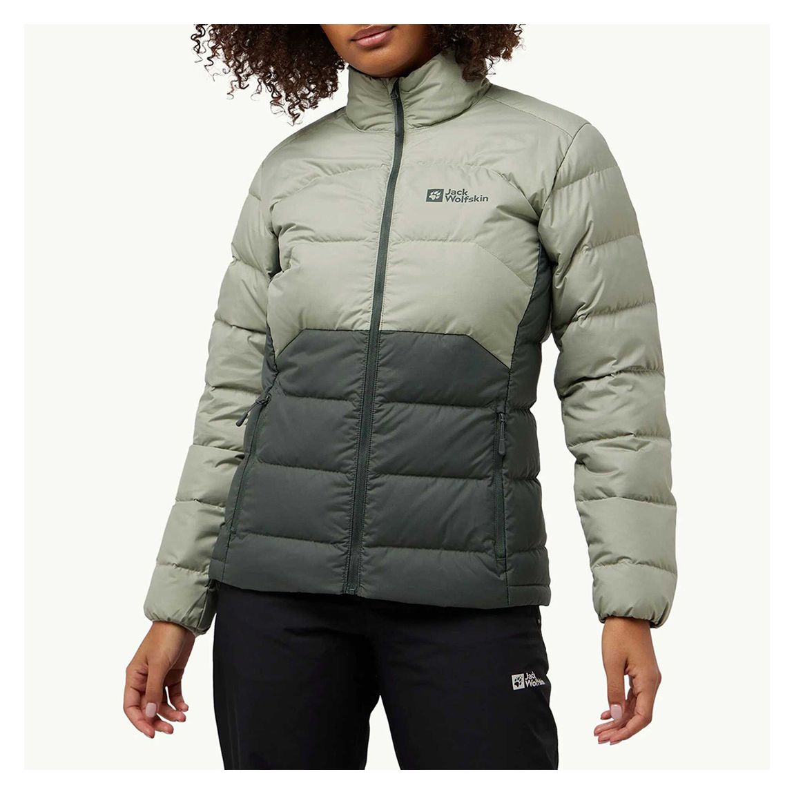 Slate Green Ather Down Jacket main product photo