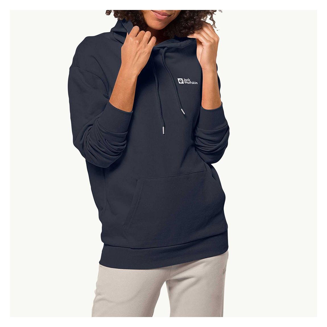 Navy Essential Hoodie main product photo