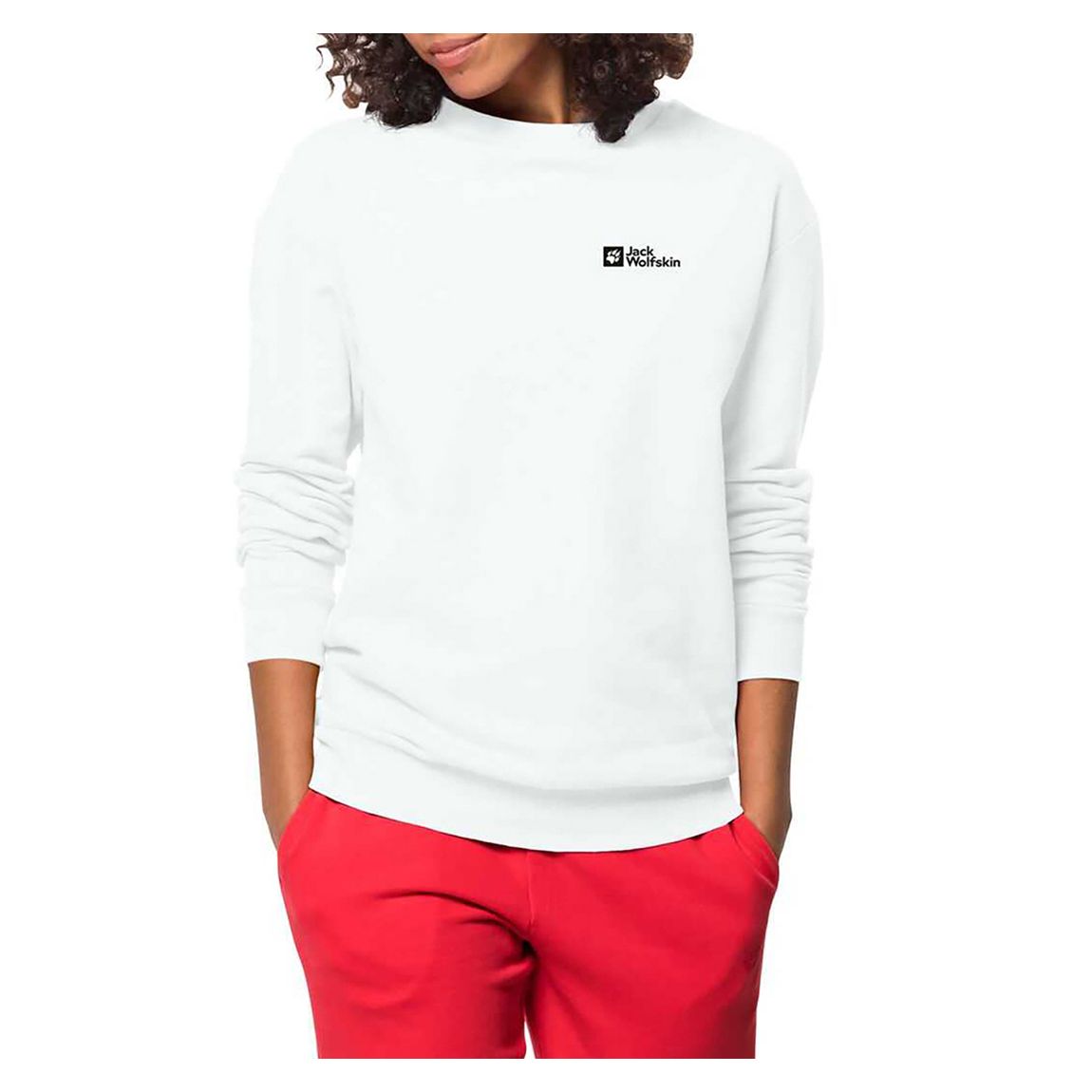 White Crew Neck Sweater main product photo