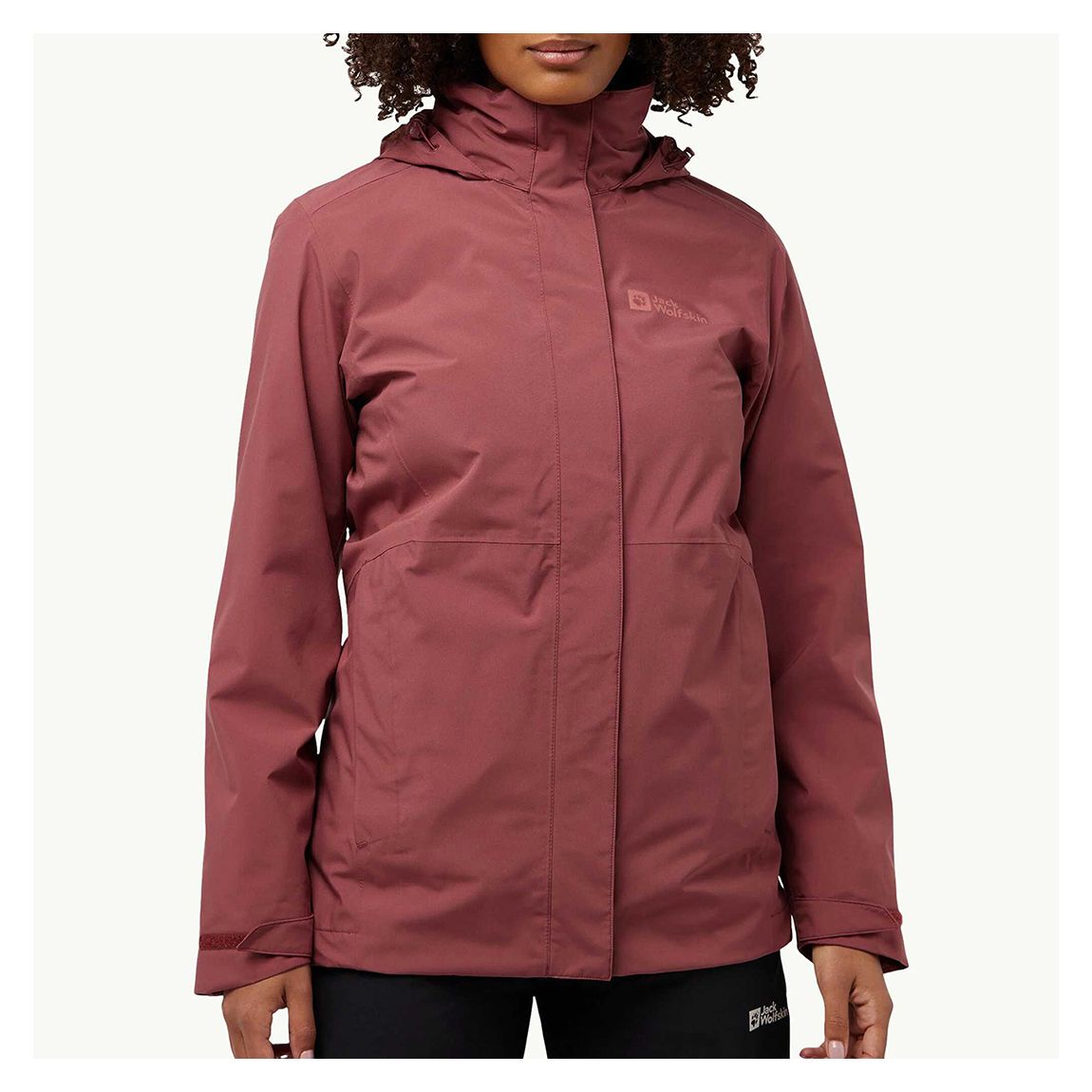 Burgundy Rotwand 3-in-1 Jacket main product photo