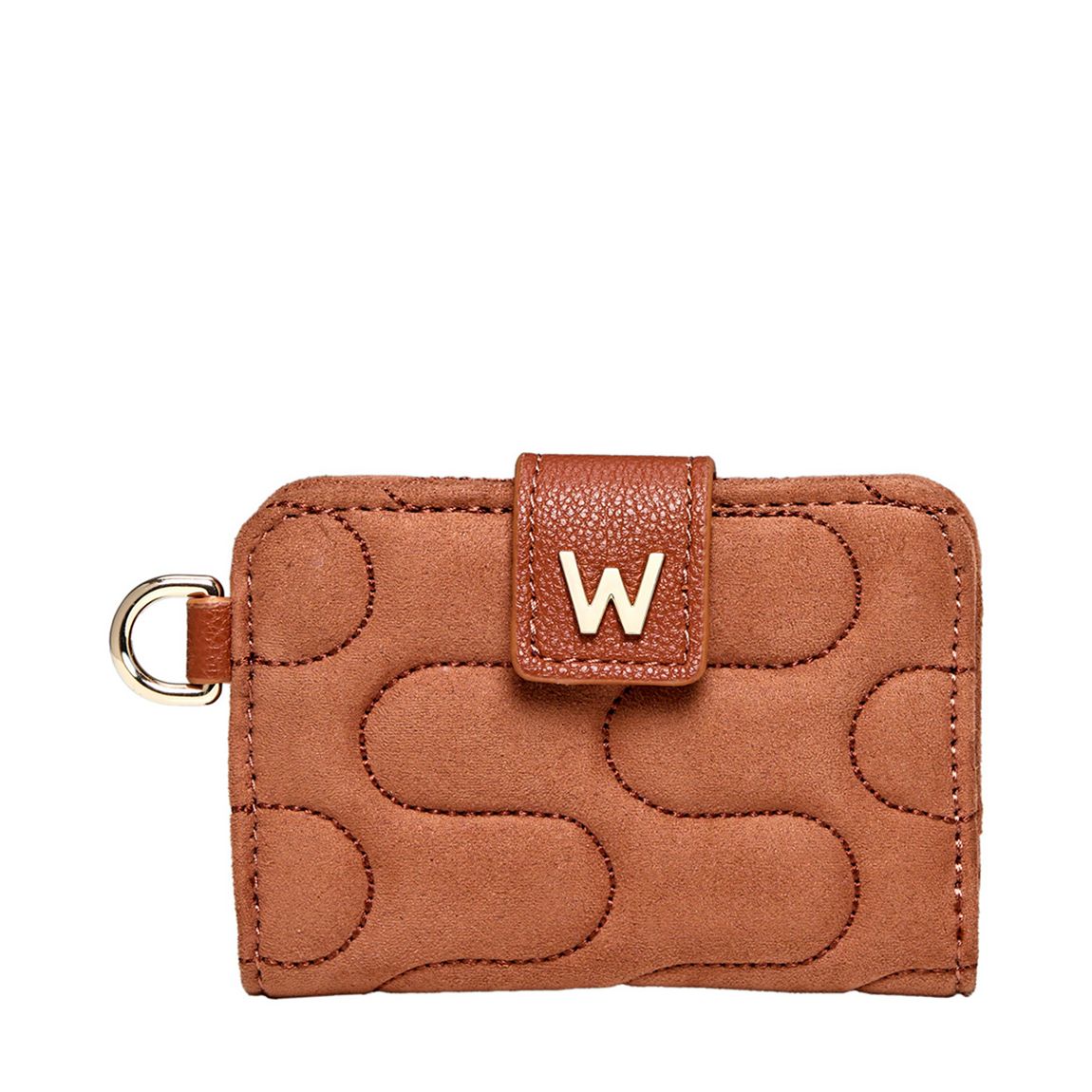 Brown Mimi Swirl Card Holder with Wristlet main product photo
