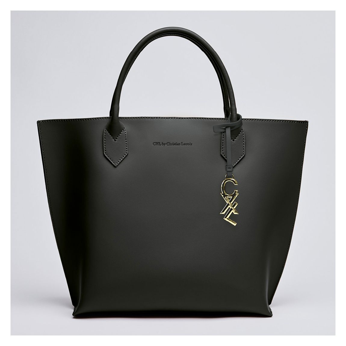 Black Leather Handbag George V main product photo