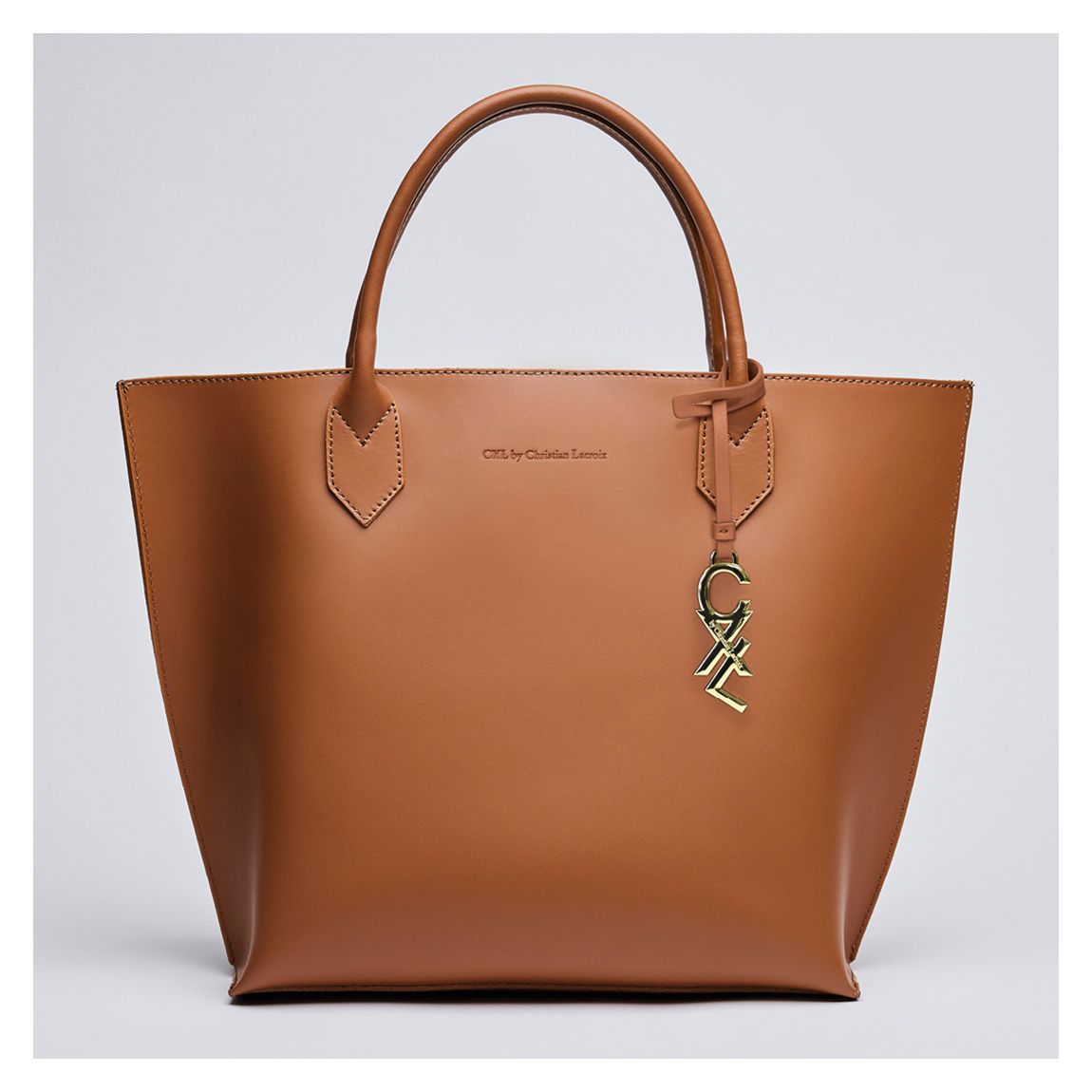 Cognac Leather Handbag George V main product photo