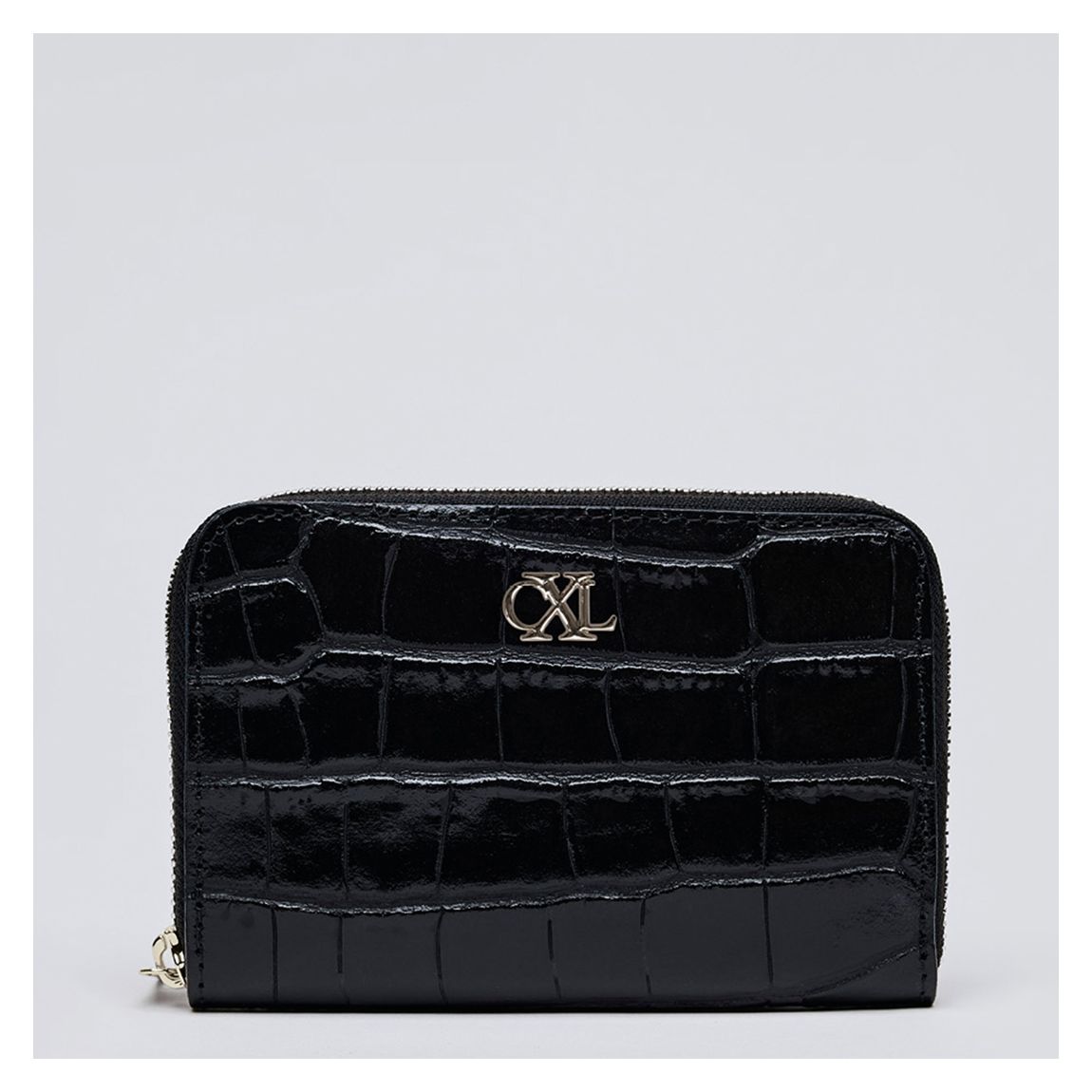 Tuilerie Black Croco Leather Wallet main product photo