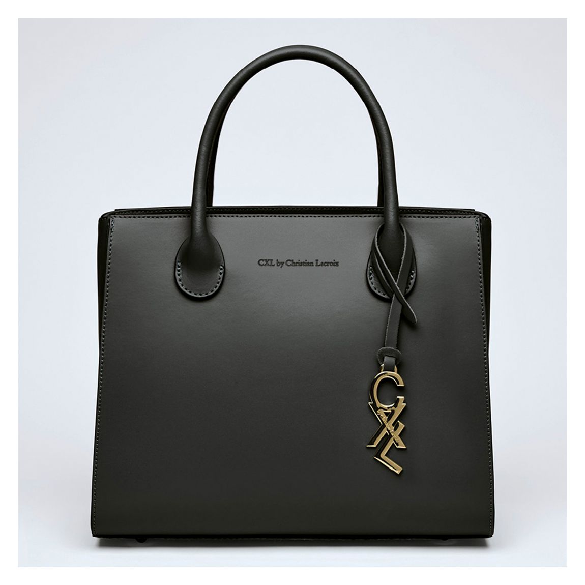 Black Leather Handbag Montaigne main product photo