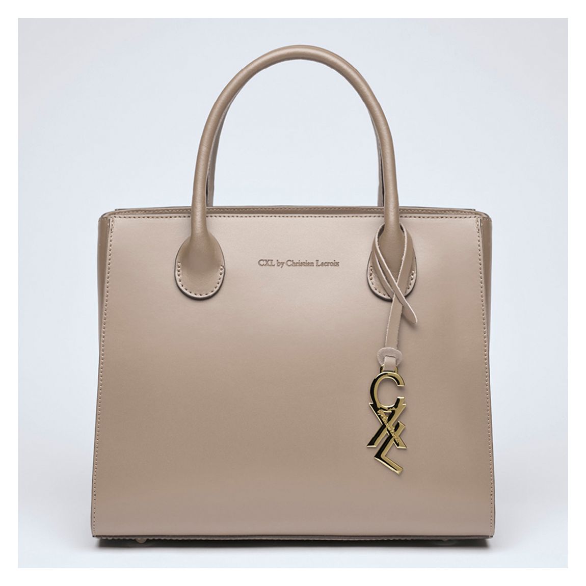 Nude Leather Handbag Montaigne main product photo