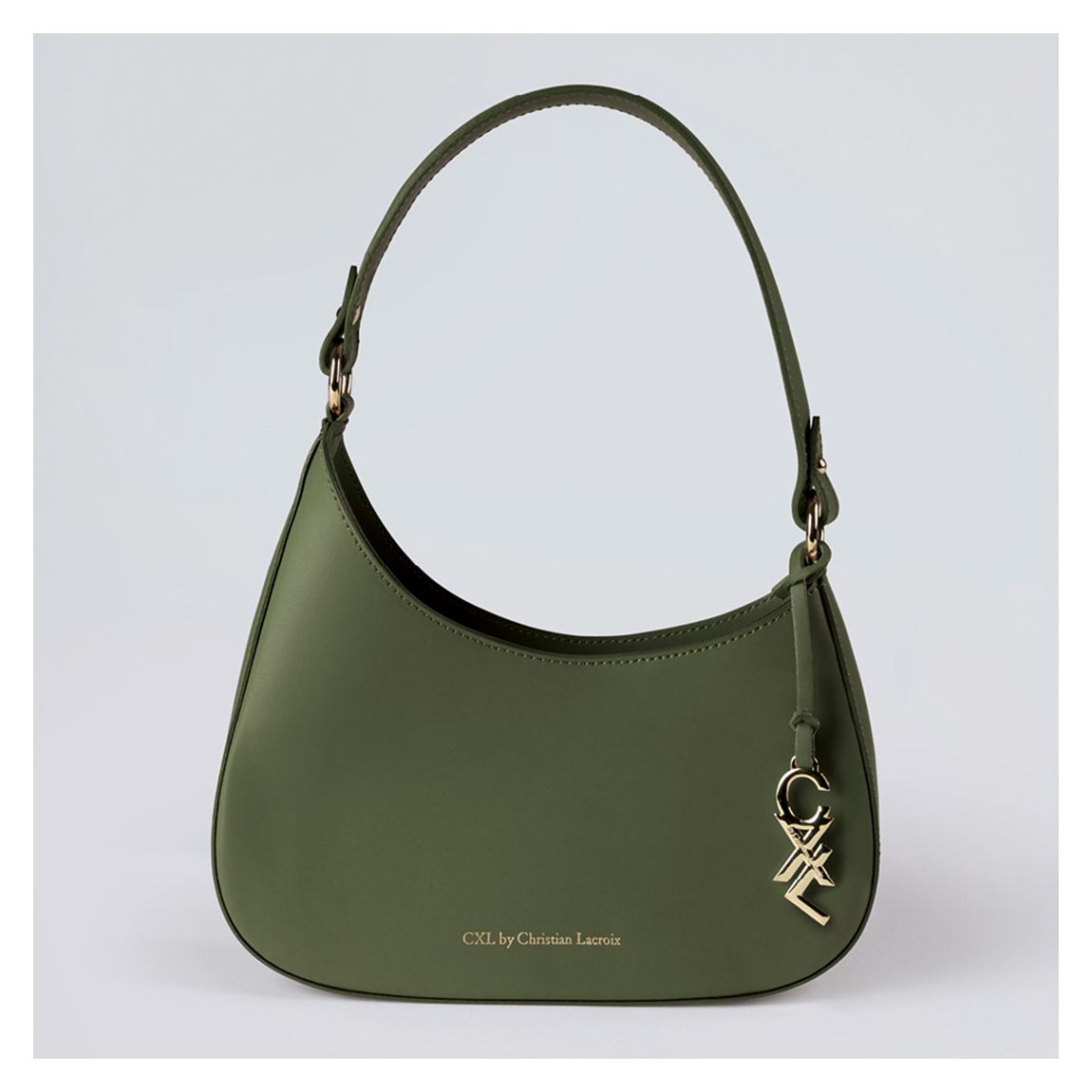 Khaki Leather Shoulder Bag Ambroise main product photo