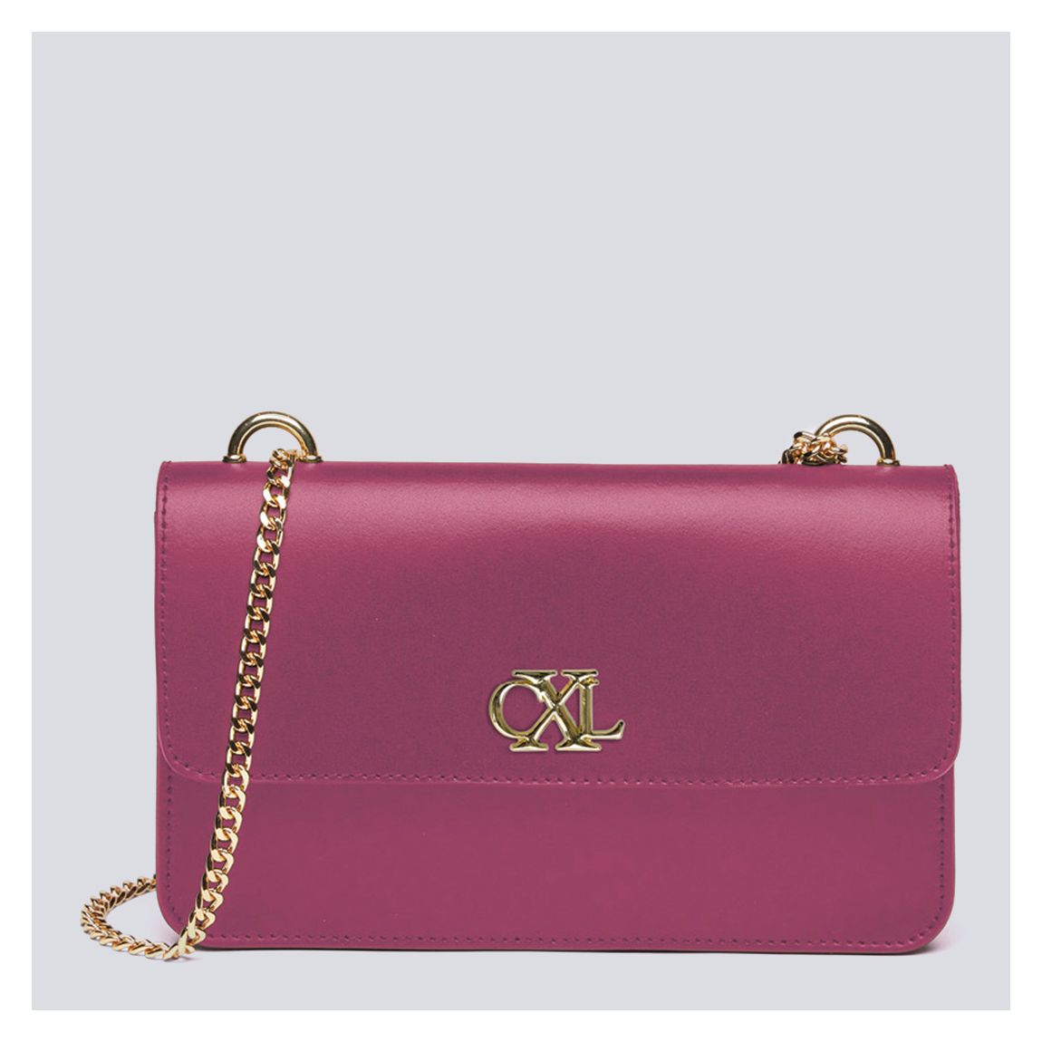 Raspberry Leather Crossbody Bag Trudaine main product photo