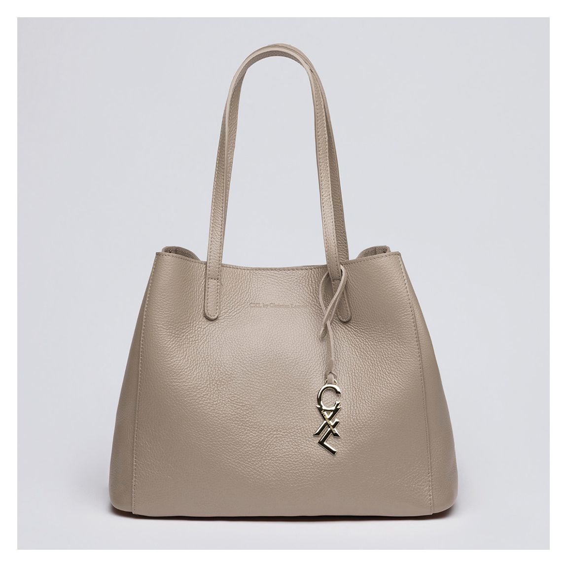 Nude Leather Handbag Alesia main product photo