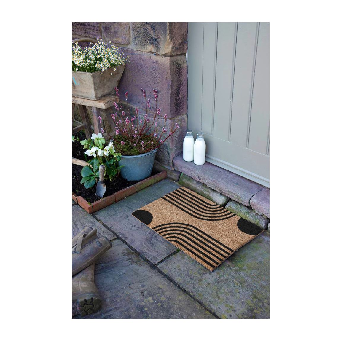Abstract Lines Doormat 60x40cm main product photo