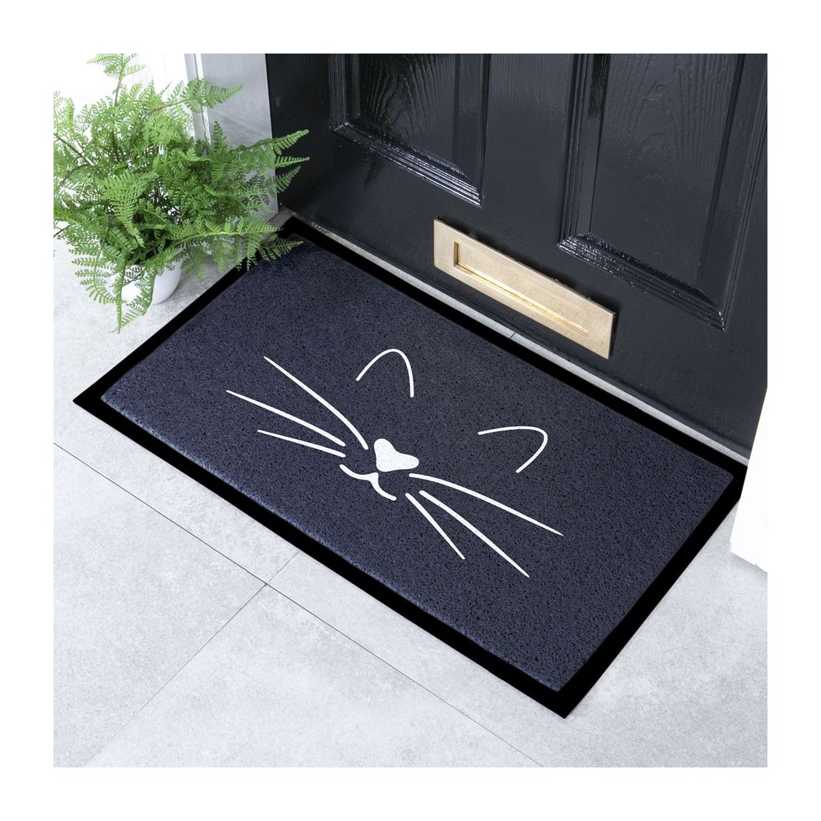Cat Face Indoor & Outdoor Doormat 70x40cm main product photo