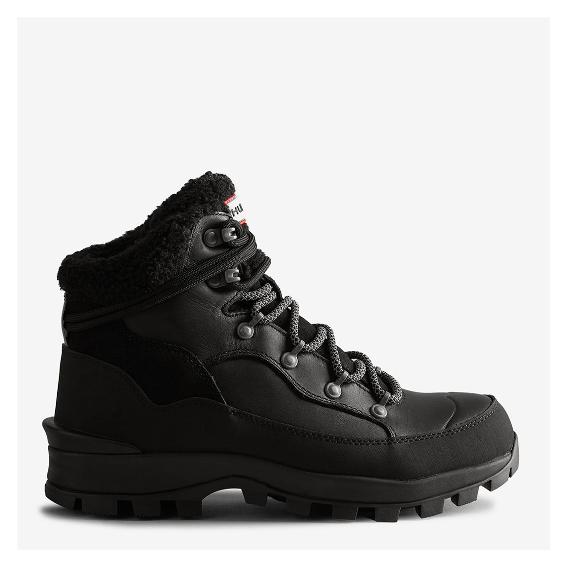 Women's Black Explorer Leather Boot main product photo