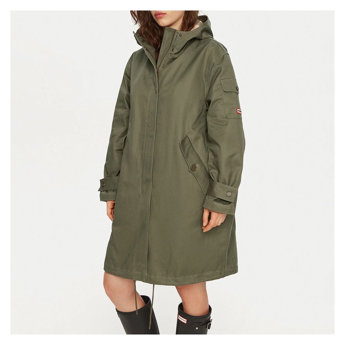Women's Khaki Hanley Waterpoof Parka main product photo