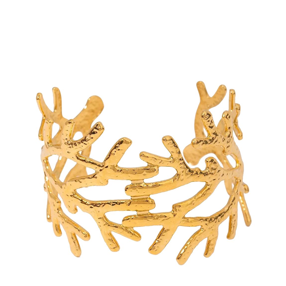18K Gold Beach Cuff Bangle main product photo