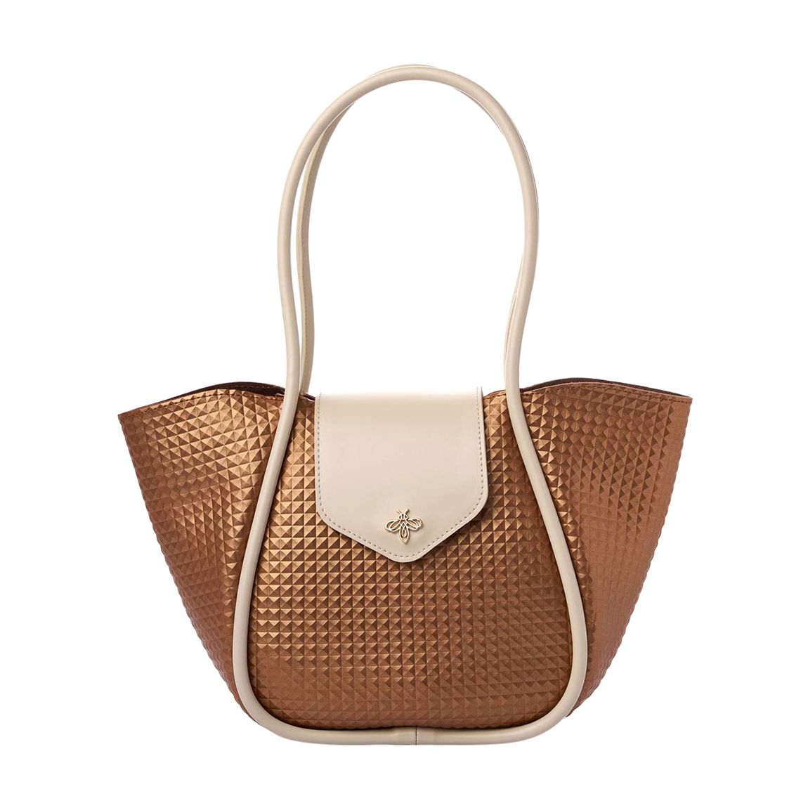 Copper/Cream Greta Lucky Bees Shoulder Bag main product photo