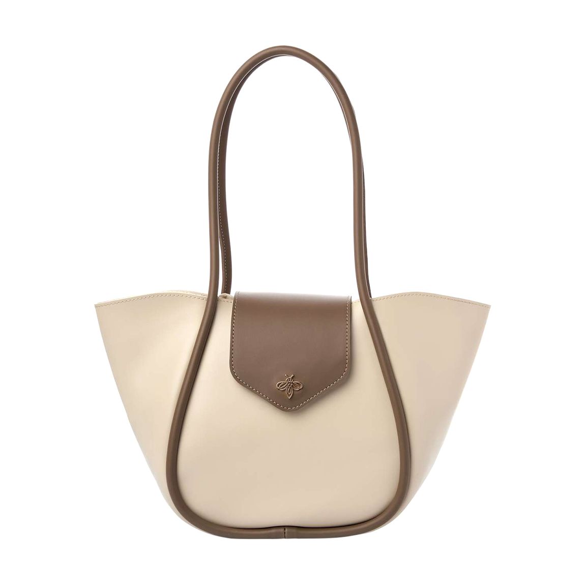 Cream/Mink Greta Lucky Bees Shoulder Bag main product photo