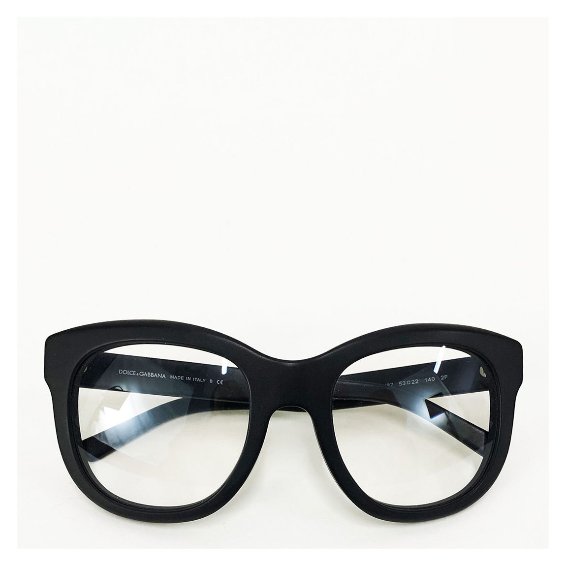 Black Clear Classic Glasses main product photo