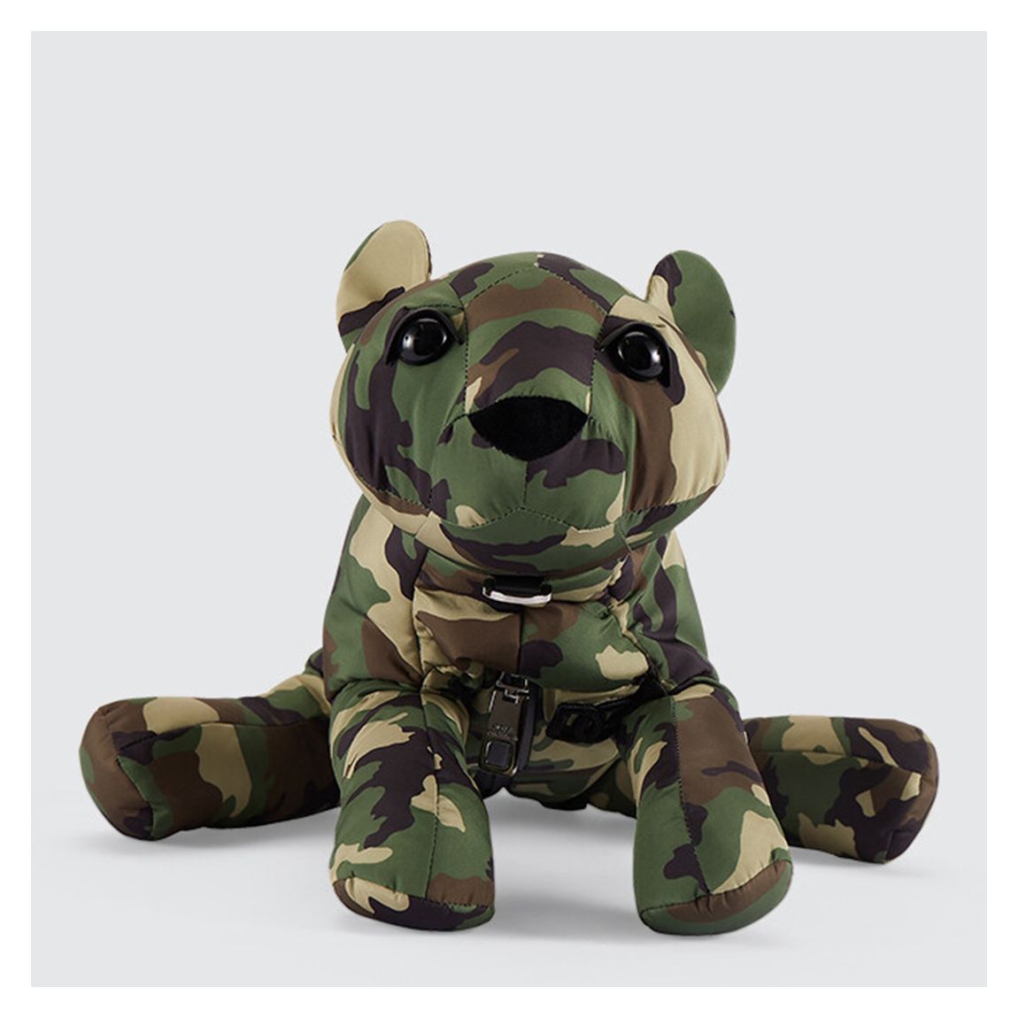 Khaki Camo Teddy Waist Bag main product photo