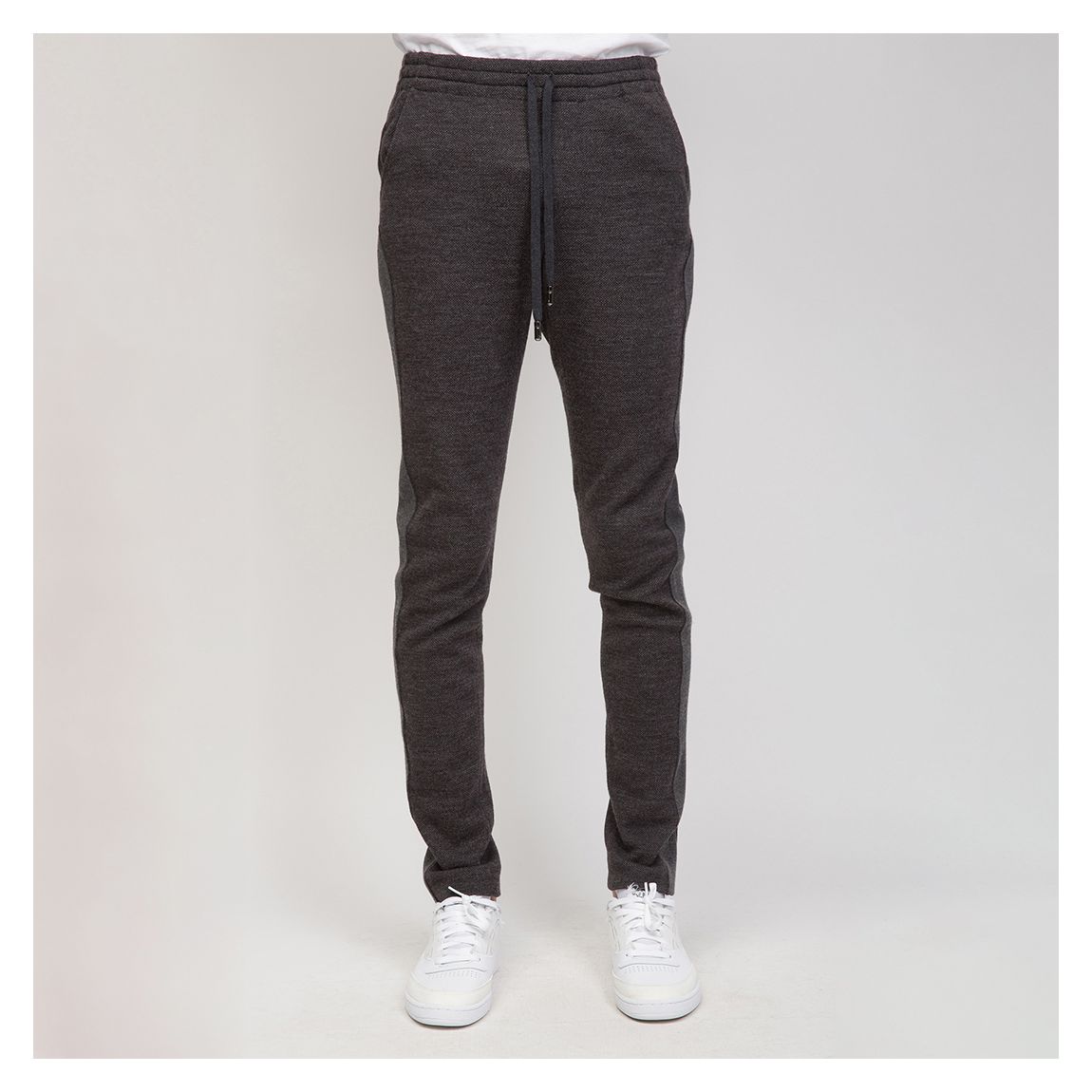 Charcoal Marl Drawstring Trousers main product photo