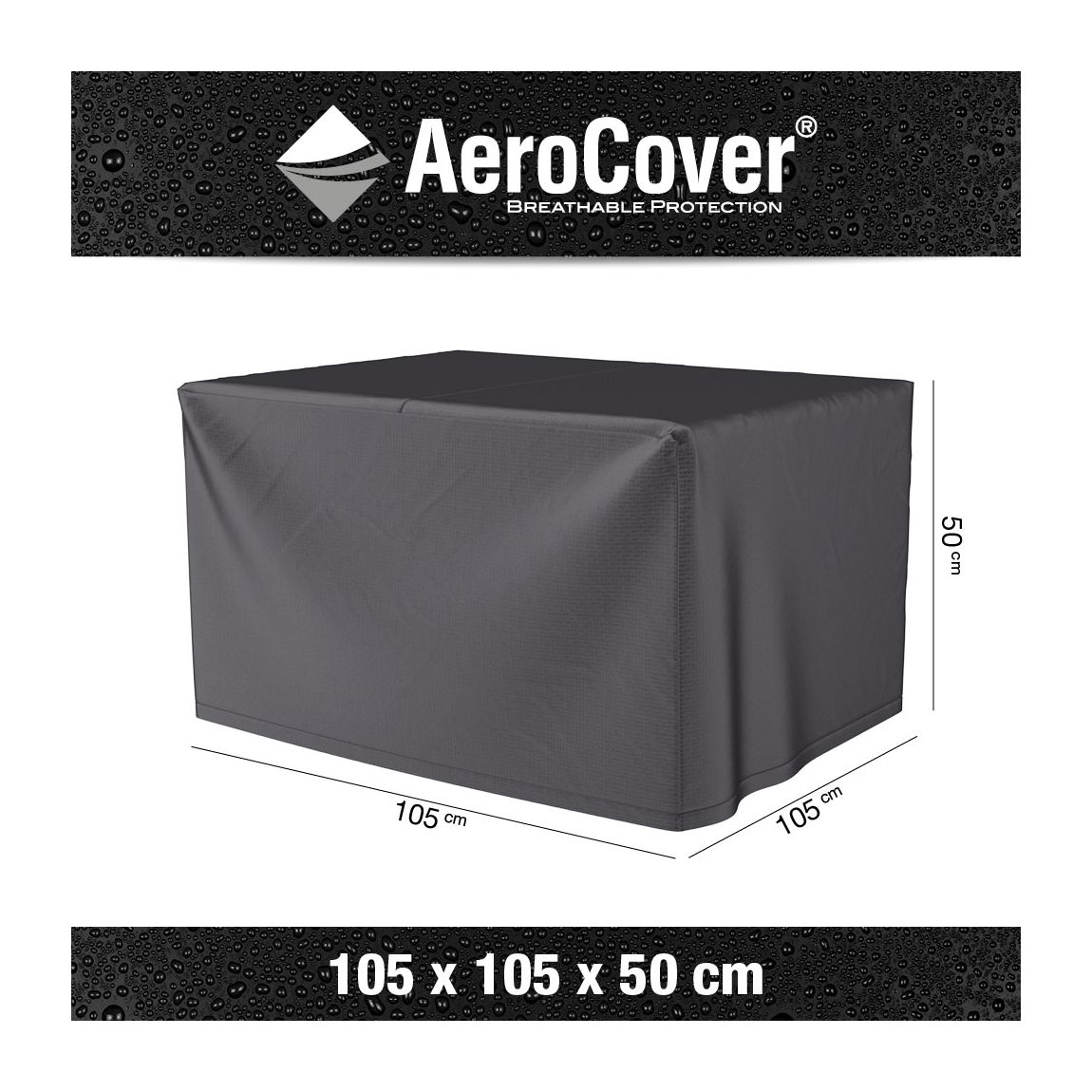 Firetable Platinum Aerocover 105x105x50cm main product photo