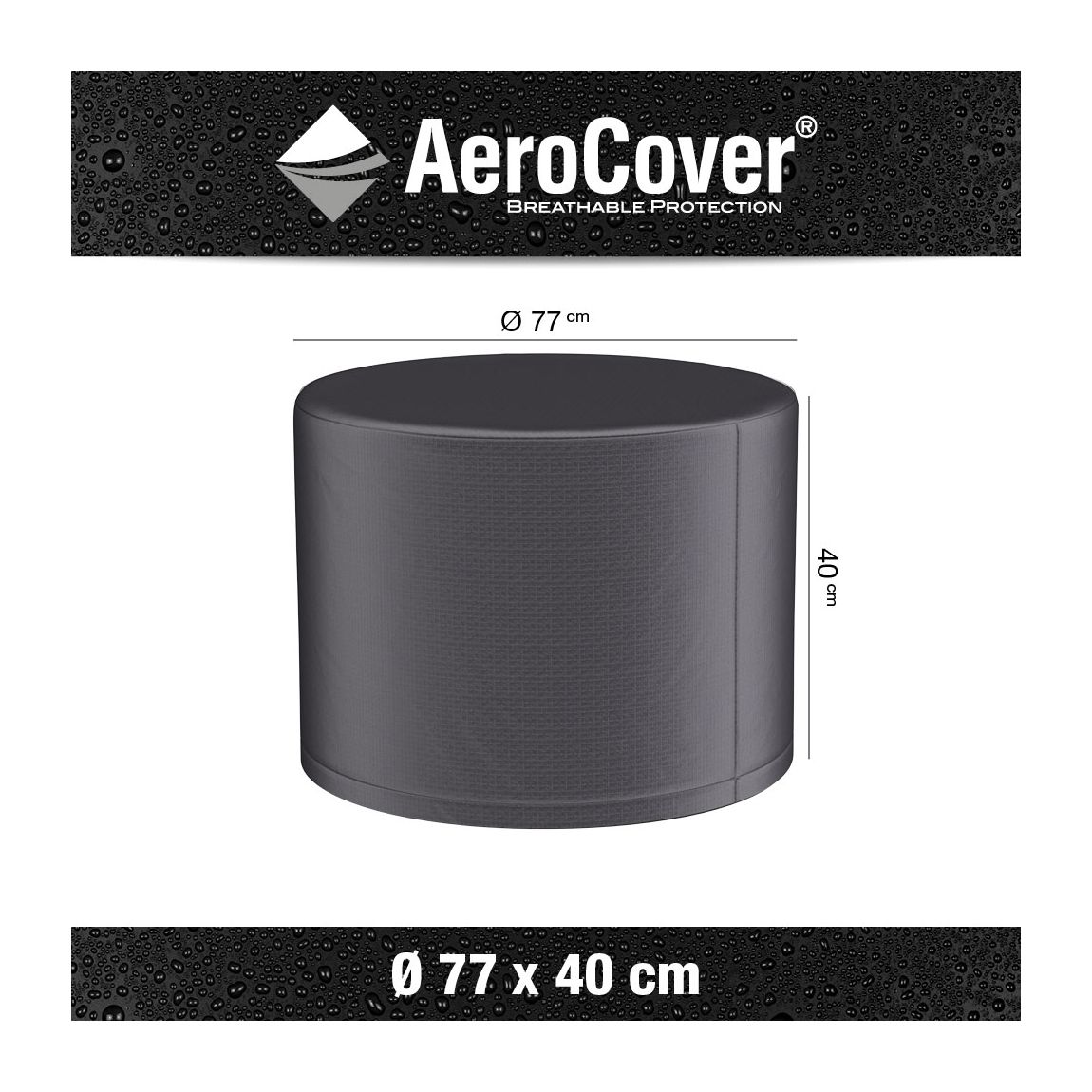 Firetable Platinum Aerocover Round 77x40cm main product photo