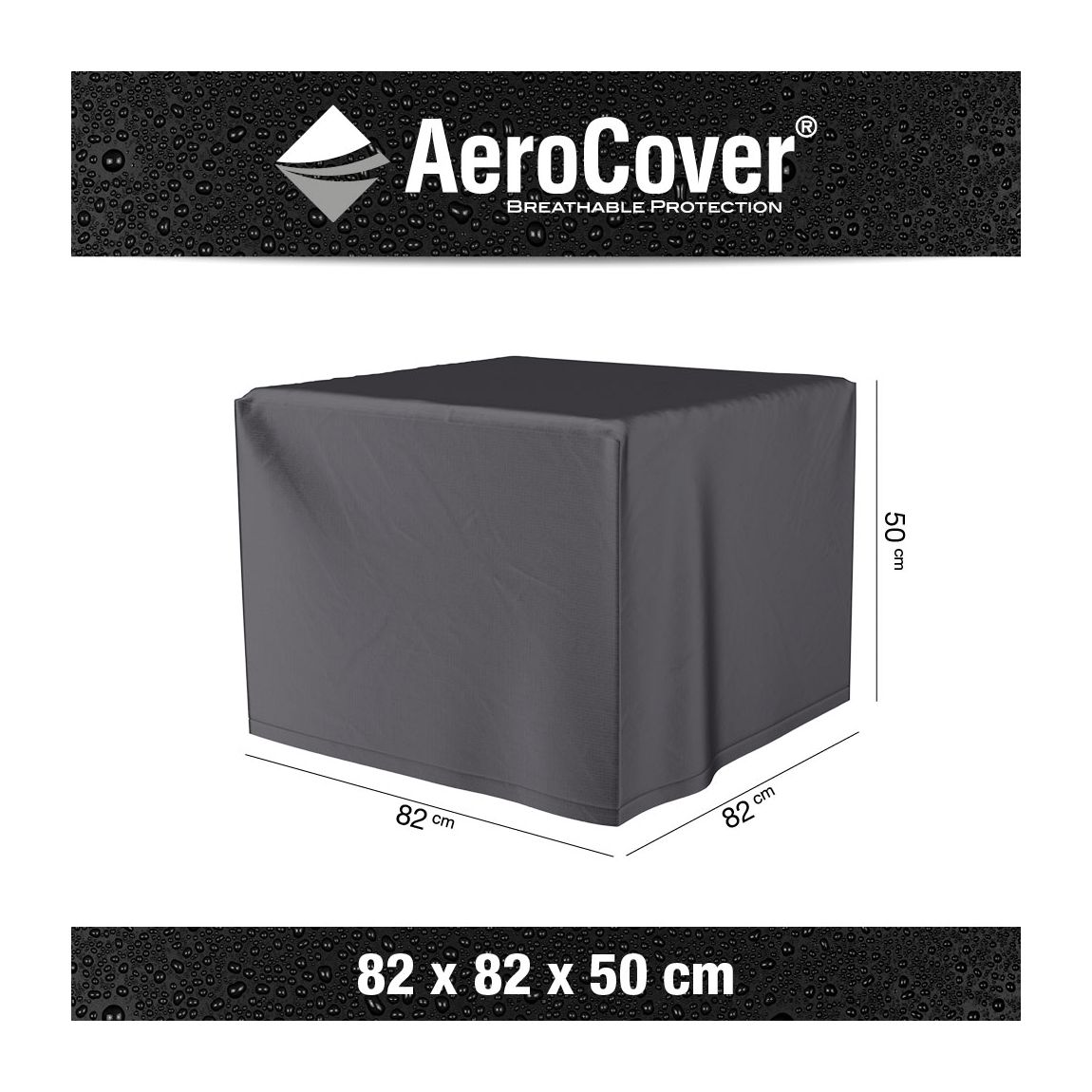 Firetable Platinum Aerocover 82x82x50cm main product photo