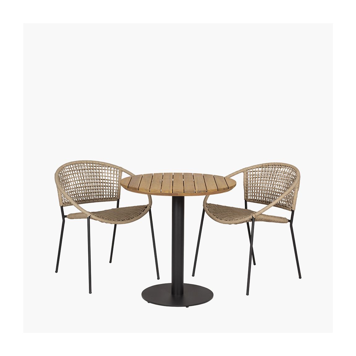 Dakota Natural Wheat Outdoor Bistro Set main product photo