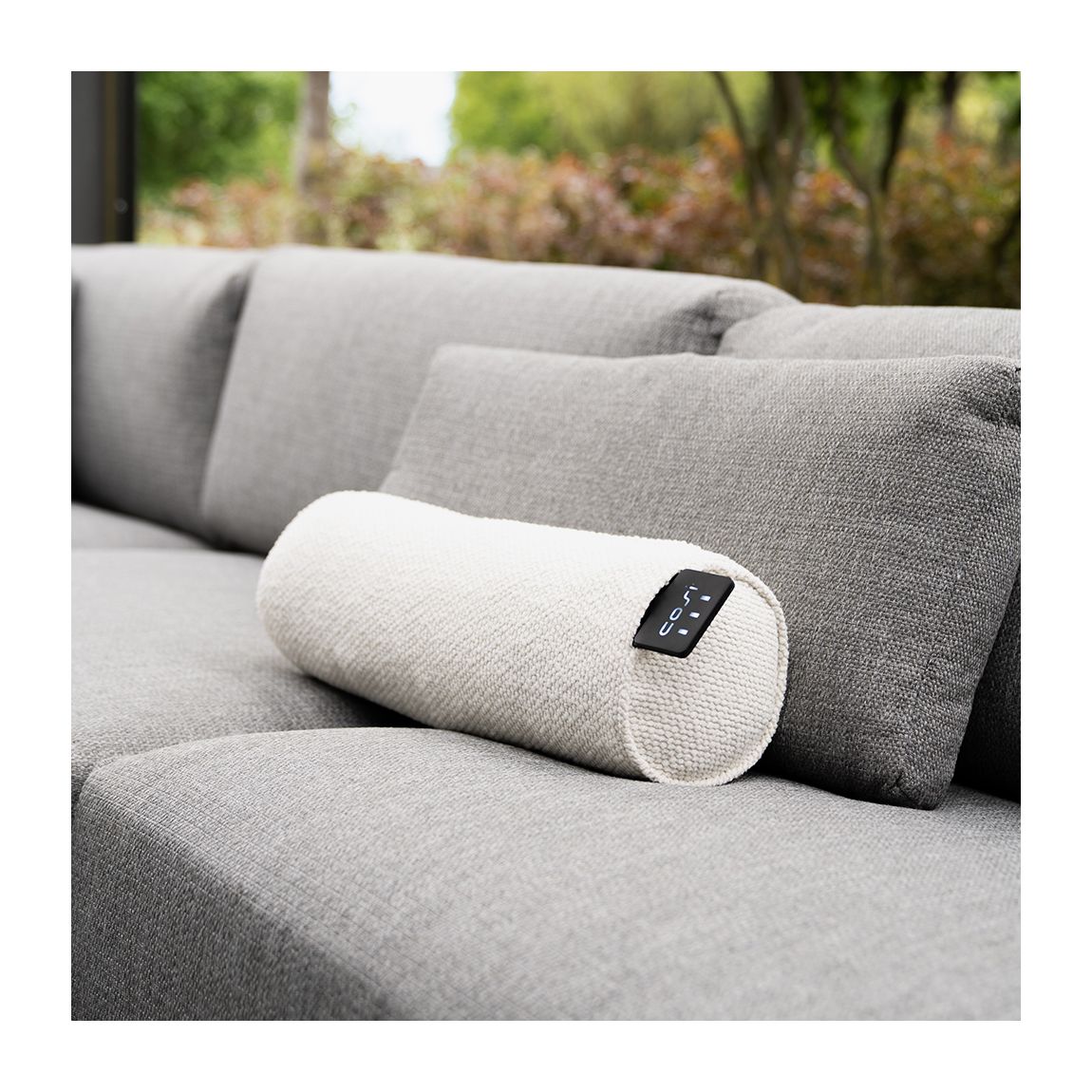 Cosipillow Heated Comfort Bolster Teddy White 45x15cm main product photo