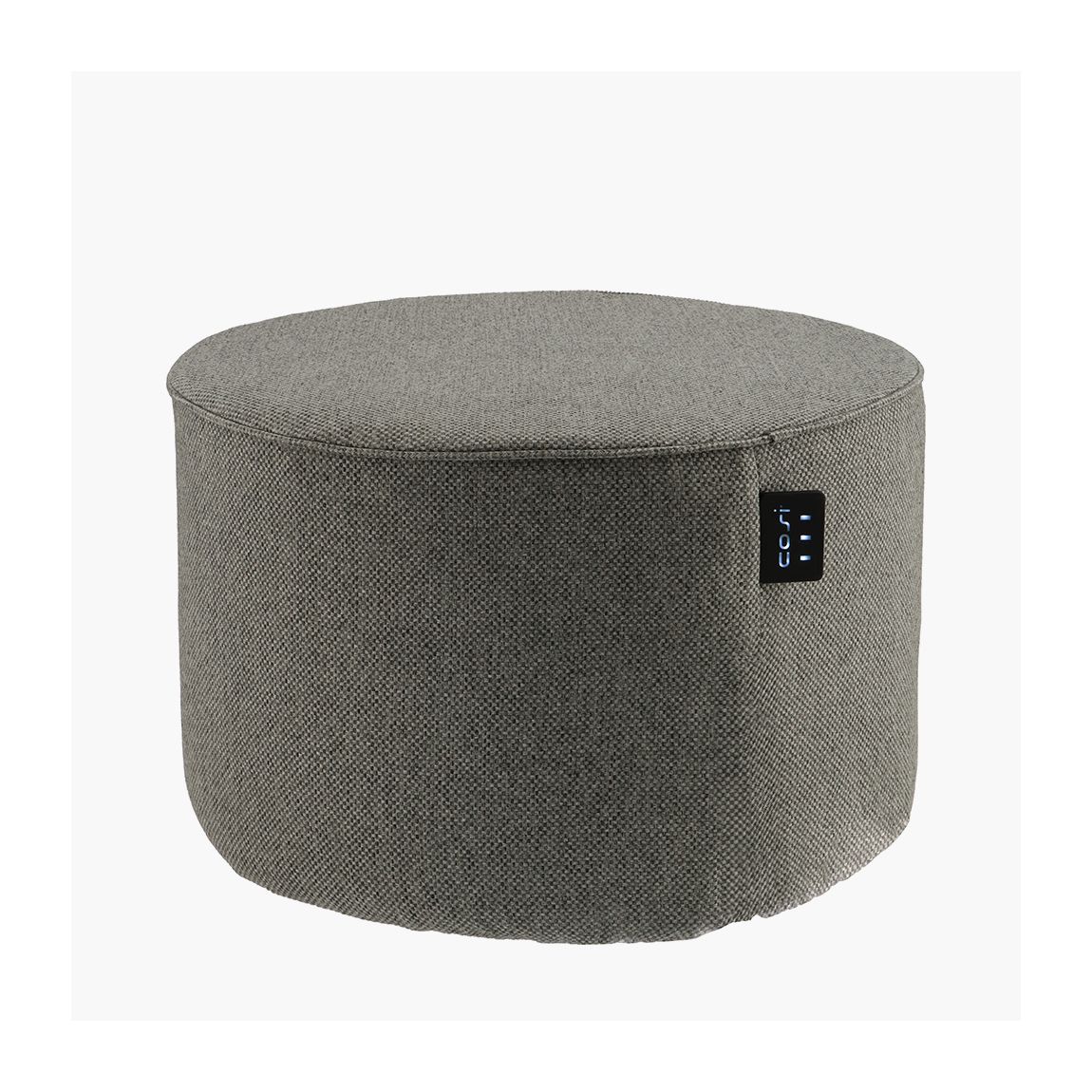 Cosipouf Heated Comfort Grey Low Round 60x38cm high main product photo