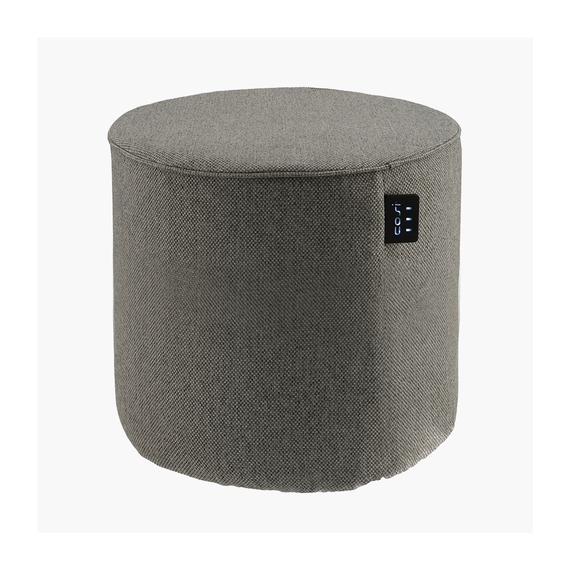 Cosipouf Heated Comfort Grey Tall Round 45x45cm high main product photo