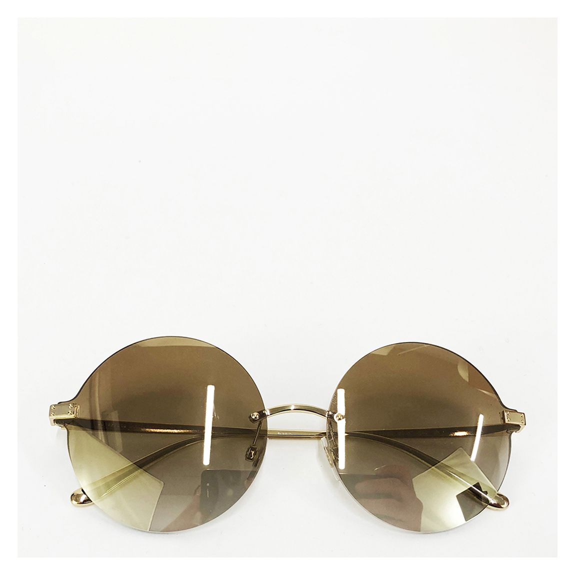 Gold Rimless Sunglasses main product photo