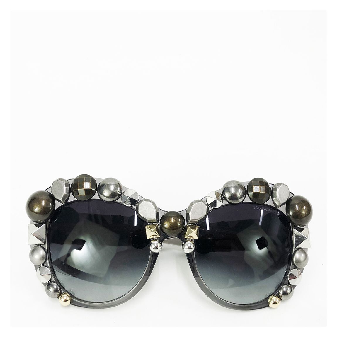 Charcoal Embellished Sunglasses main product photo