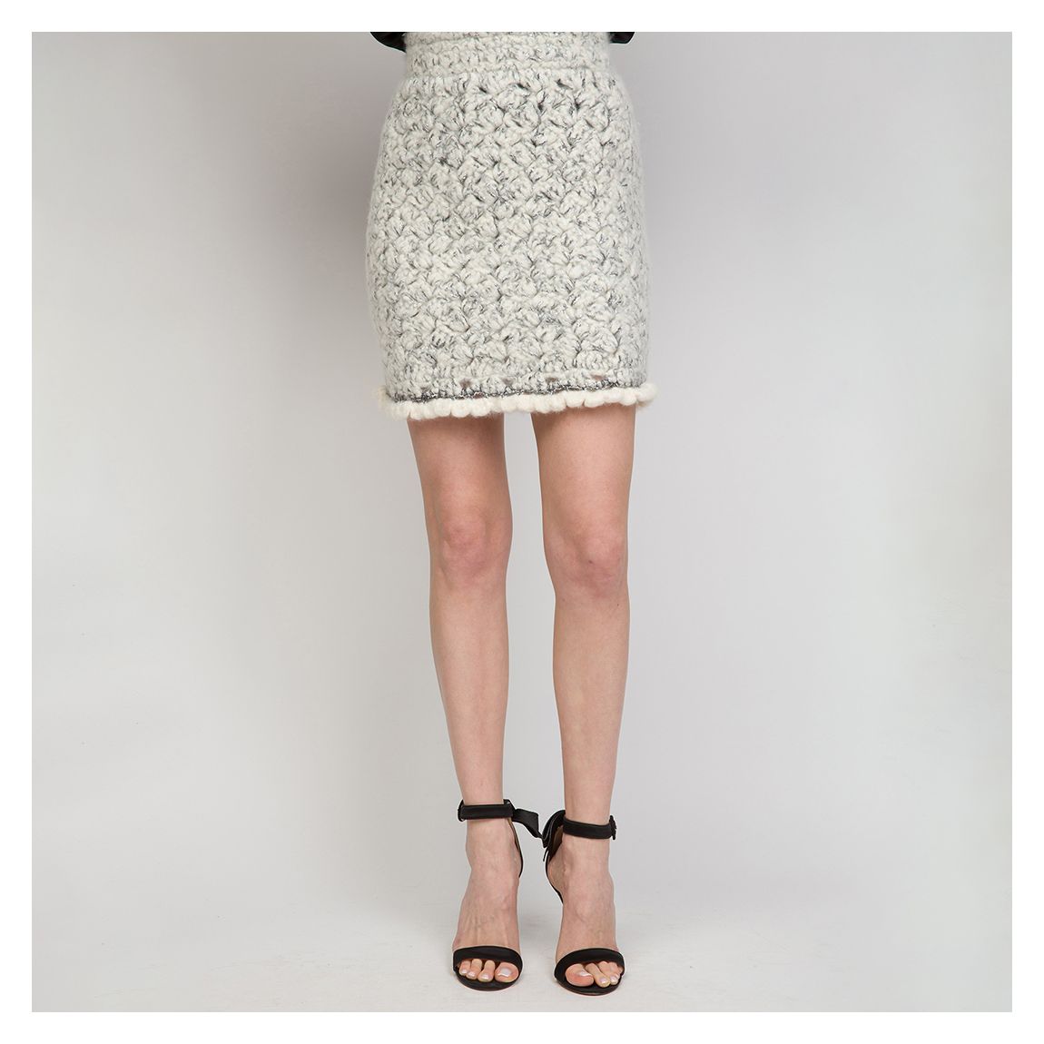 White/Multi Woven Mini Skirt main product photo