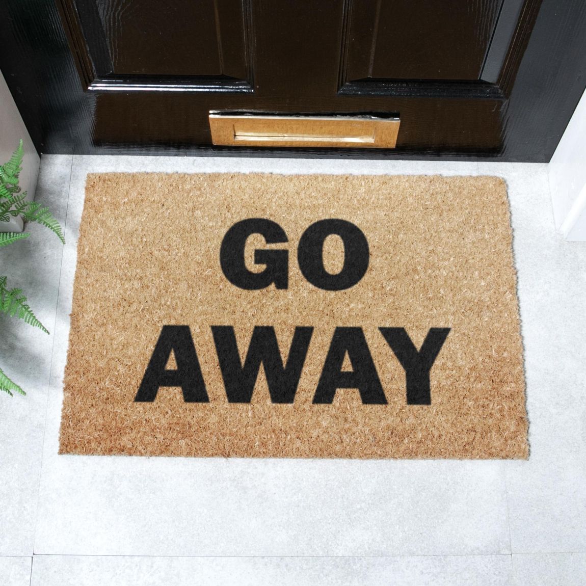 Go Away Doormat main product photo