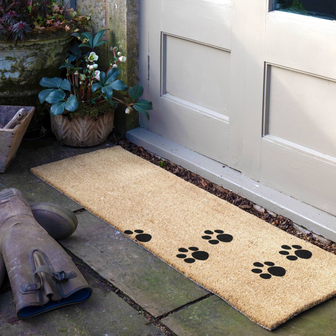 Paw Prints Patio Doormat 120x40cm main product photo