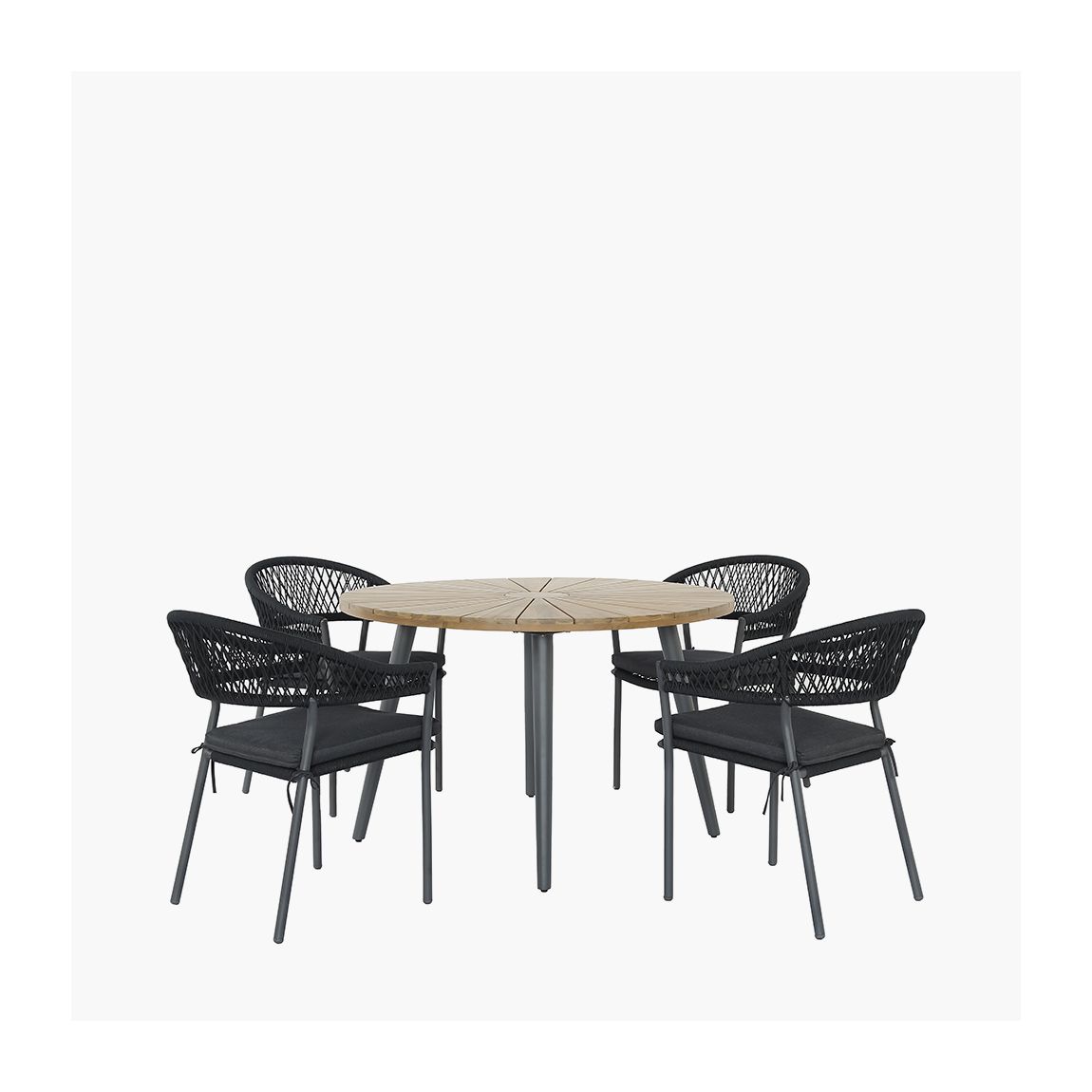 Bazel Outdoor 4 Seater Dining Set main product photo