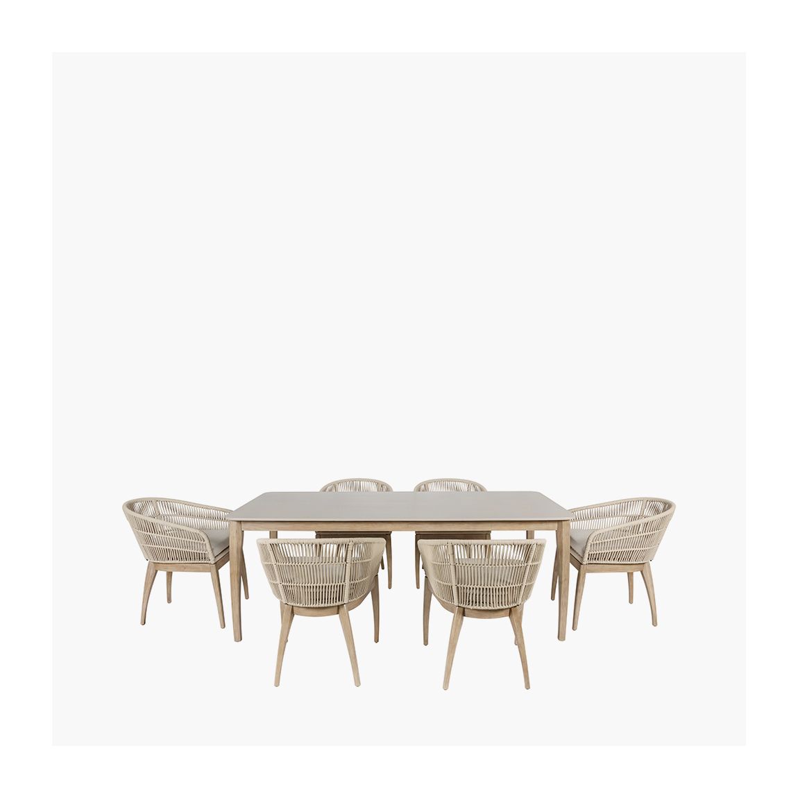 Moeven Outdoor 6 Seater Dining Set main product photo