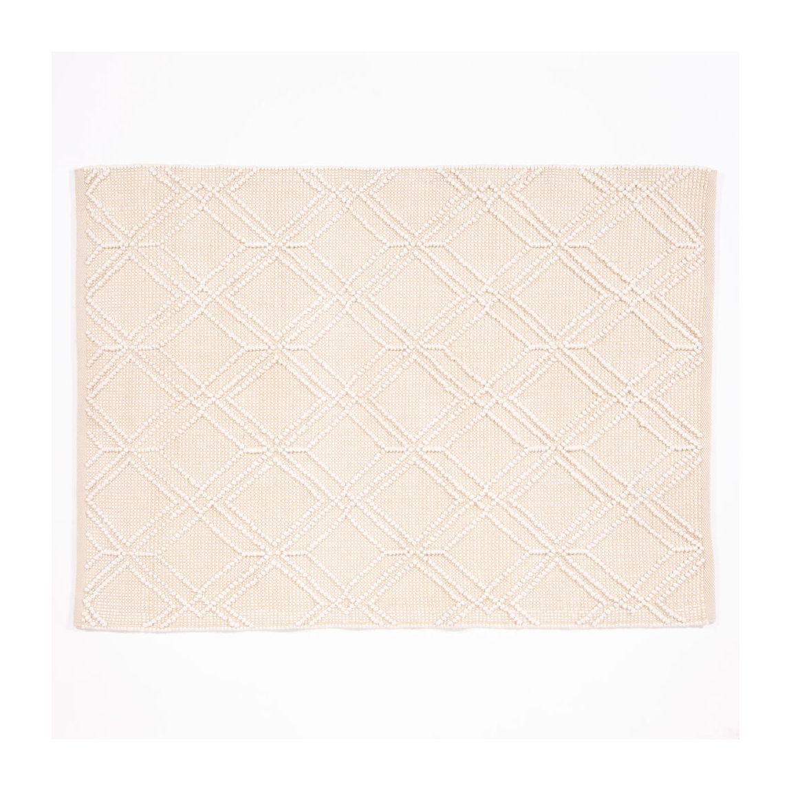 Blenheim 100% Pet 160x230cm Cream Diamond Rug main product photo