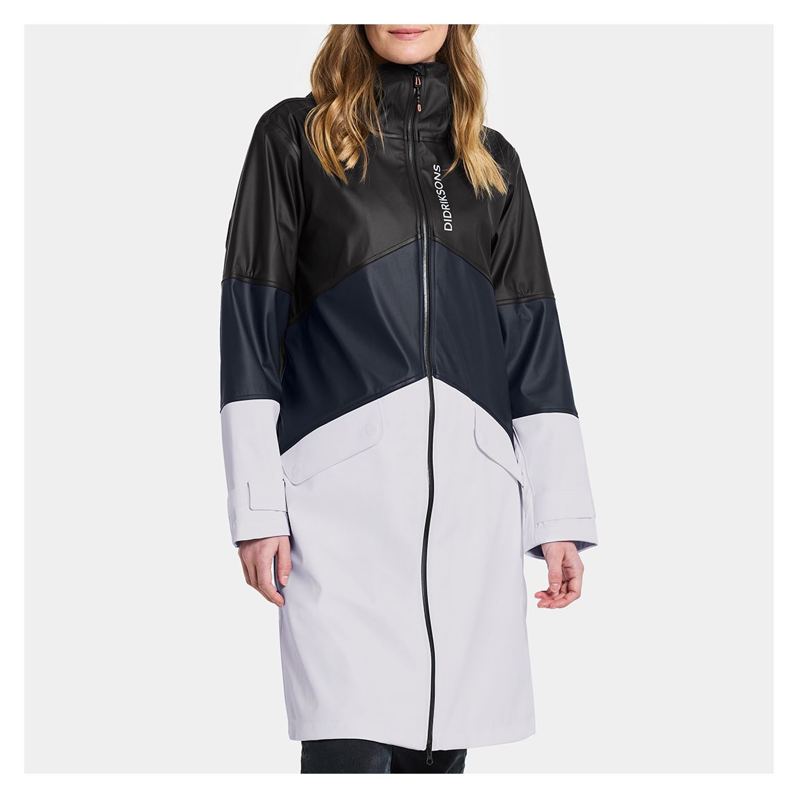 Black Sigrid Galon Parka main product photo