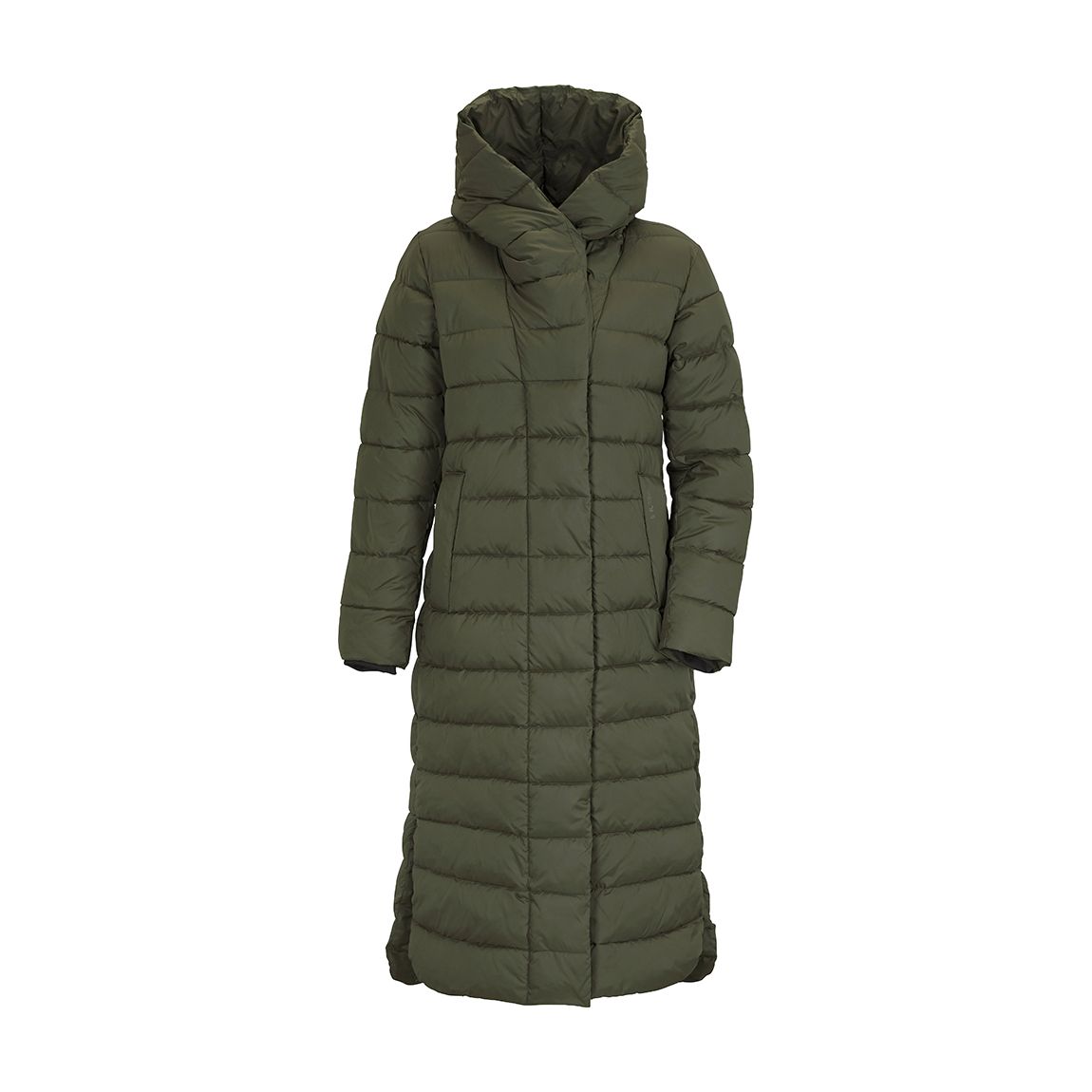 Dark Green Stella Longline Parka main product photo