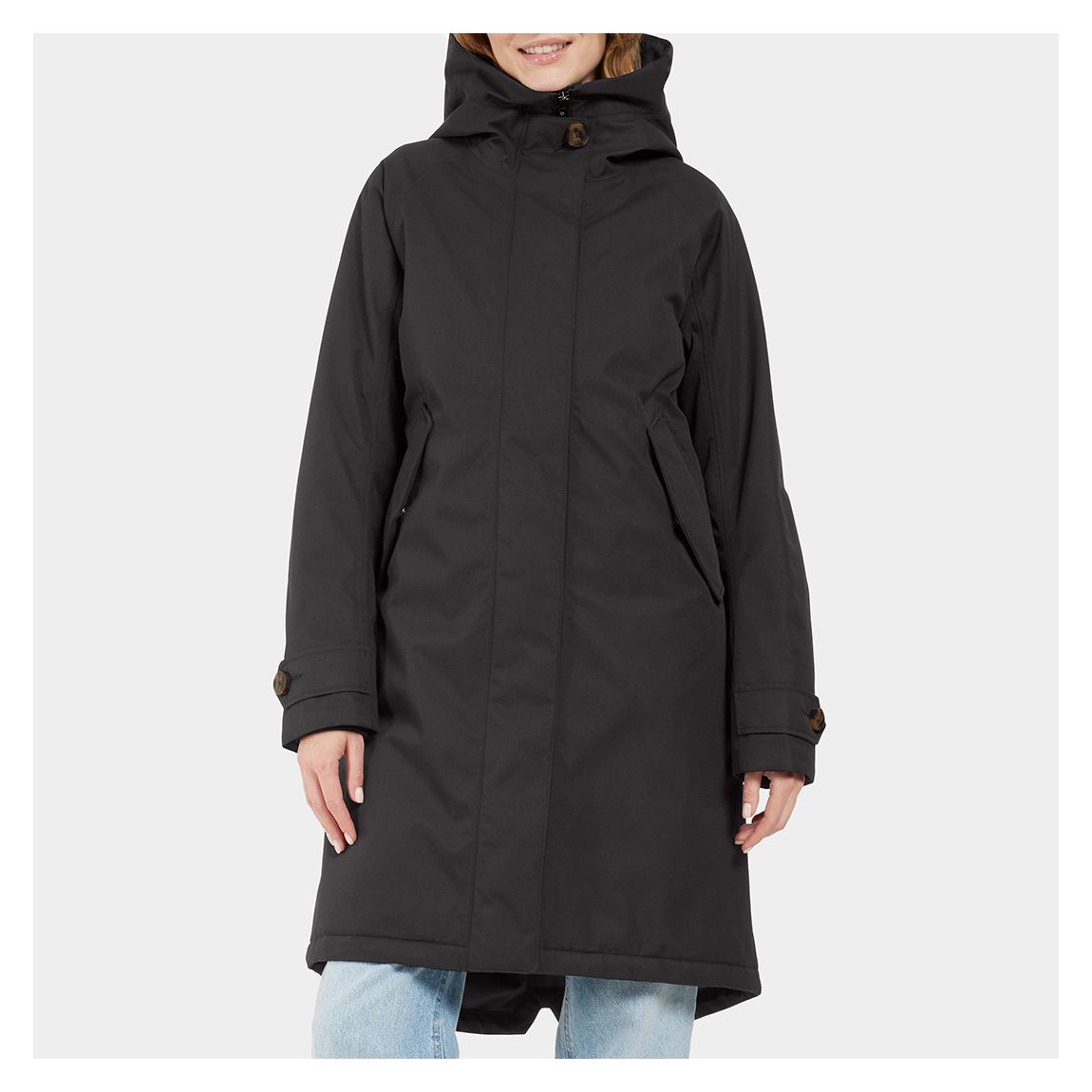 Black Luna Padded Parka main product photo