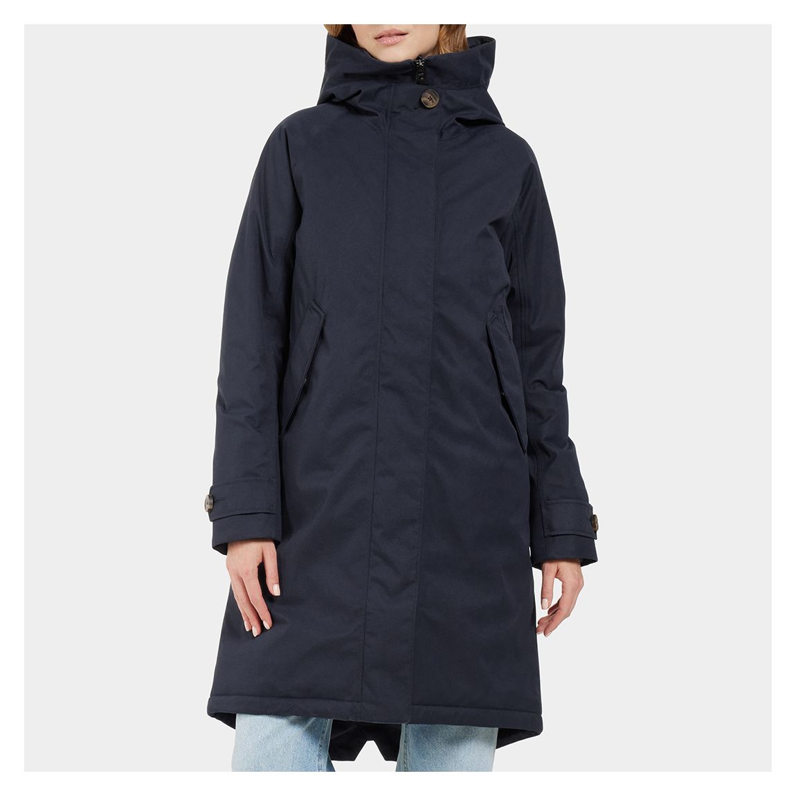 Navy Luna Padded Parka main product photo