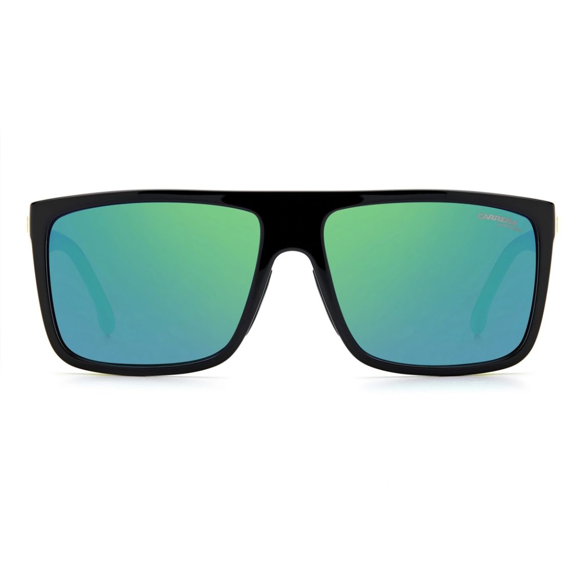 Carrera Square Mens Black Green Mirrored 8055/S Sunglasses main product photo
