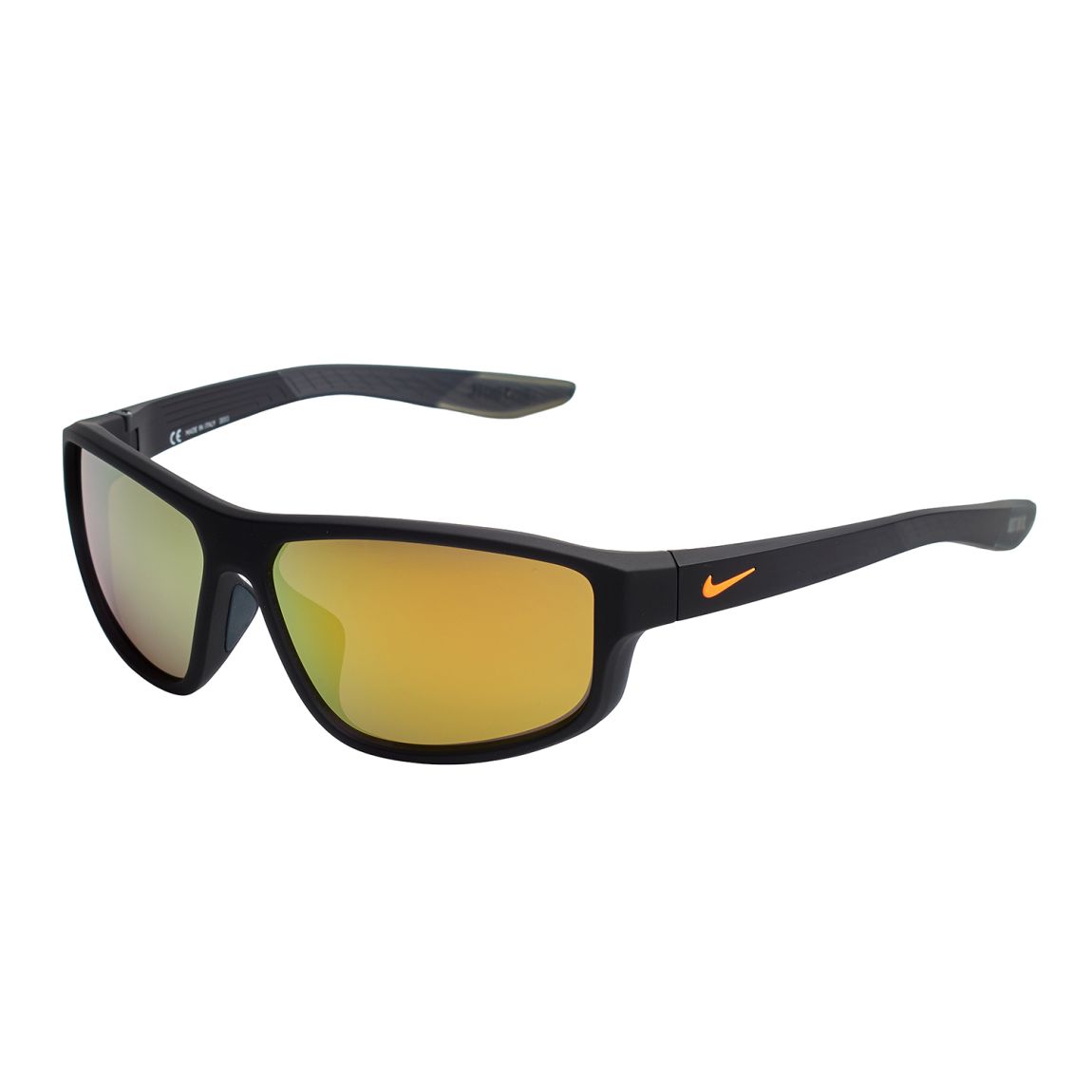 Nike Sport Mens Black Orange Brazen Fuel M DJ0803 Sunglasses main product photo