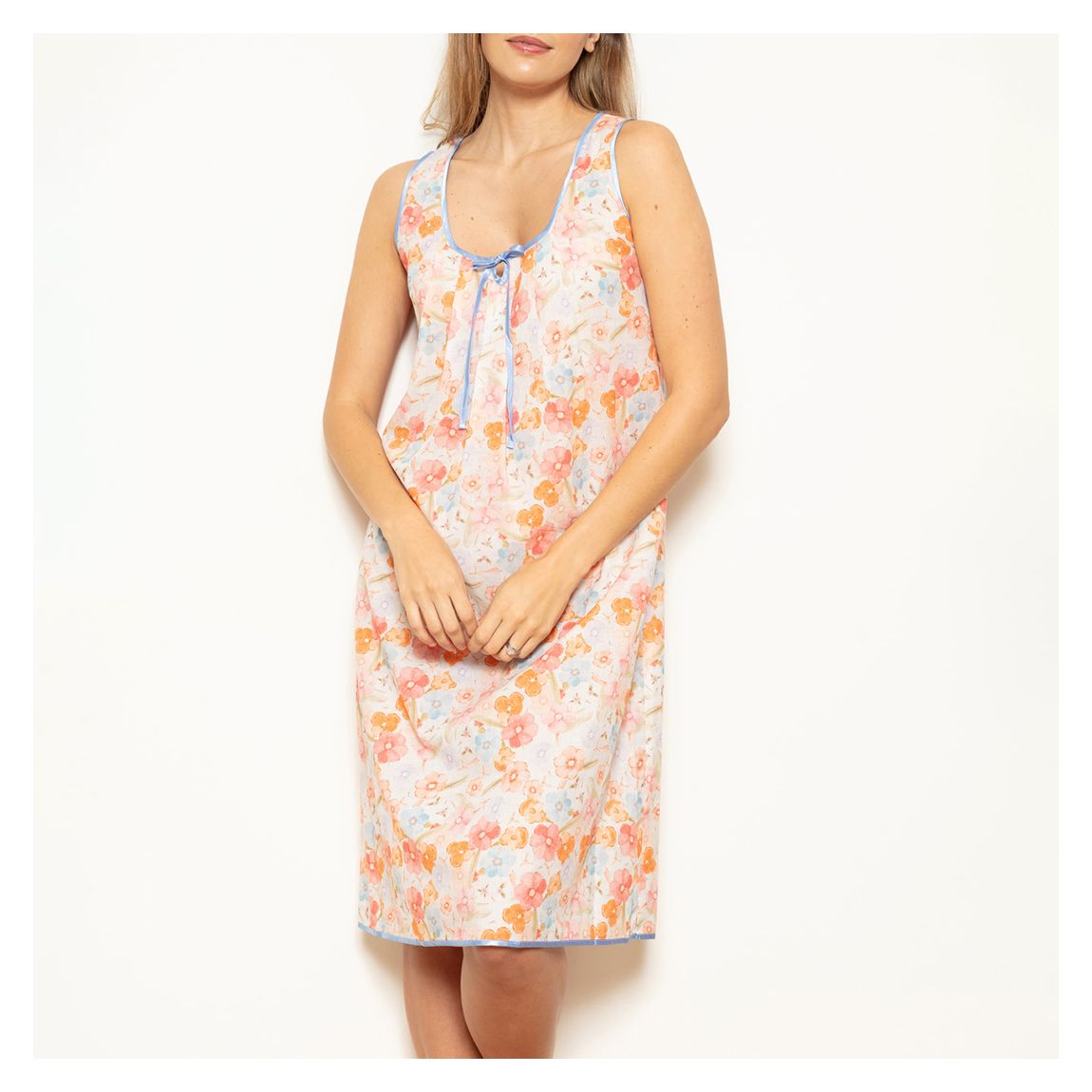 Crocus Flora Sweetheart Chemise Dress main product photo