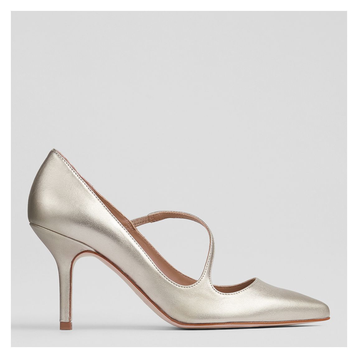 Champagne Simone Pointed Toe Stiletto main product photo