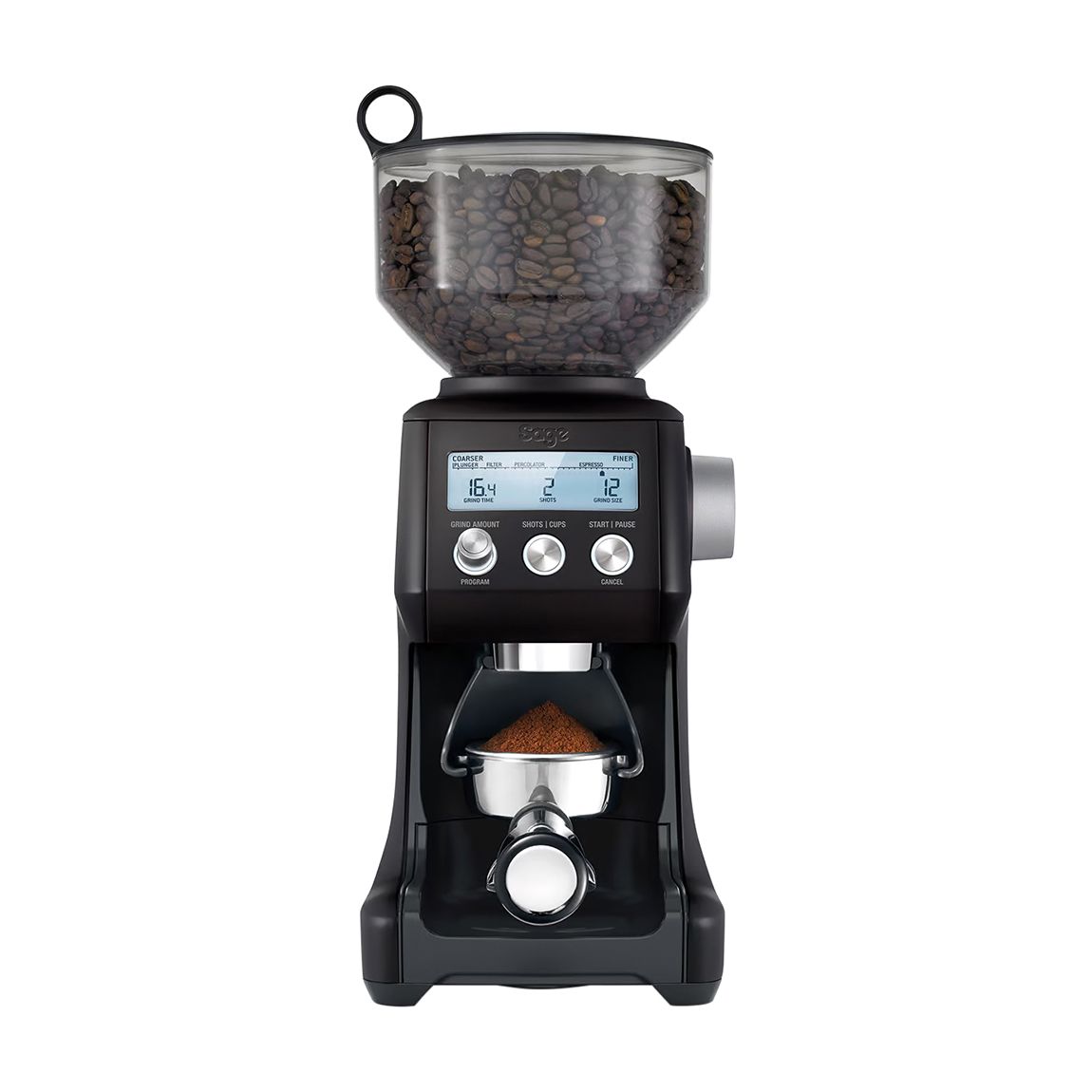 the Smart Grinder Pro Black Truffle main product photo