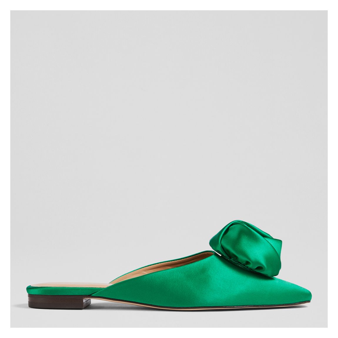 Emerald Rosie Pointed Toe Mules main product photo